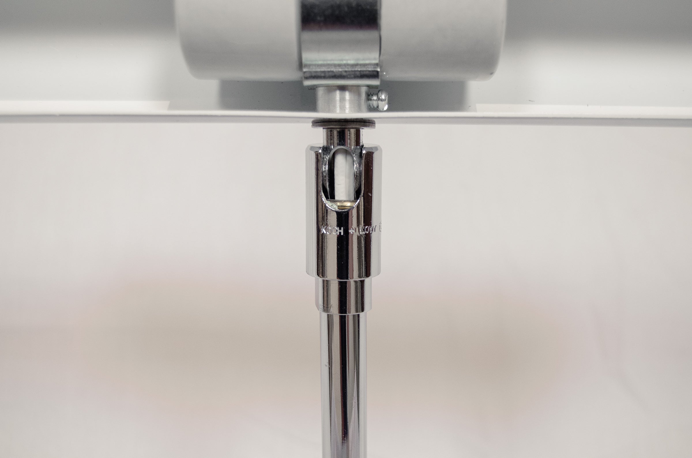 Adjustable Chrome Desk Lamp by Koch & Lowy