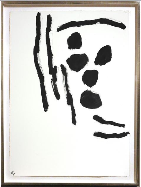 “Lyrical Abstract Composition” by Angel Alonso (Spanish / French, 1923-1994) Circa 1962