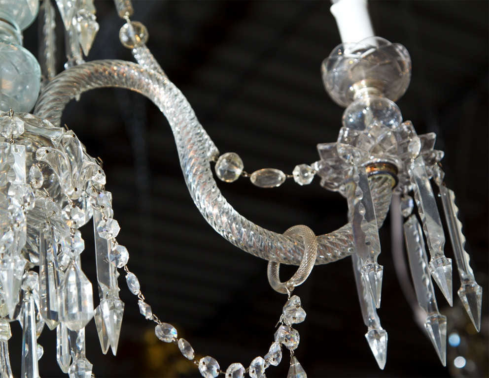 Georgian Style Three-Light Chandelier