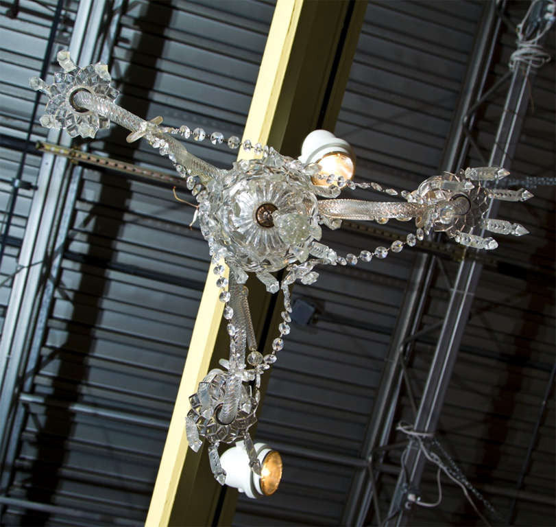 Georgian Style Three-Light Chandelier