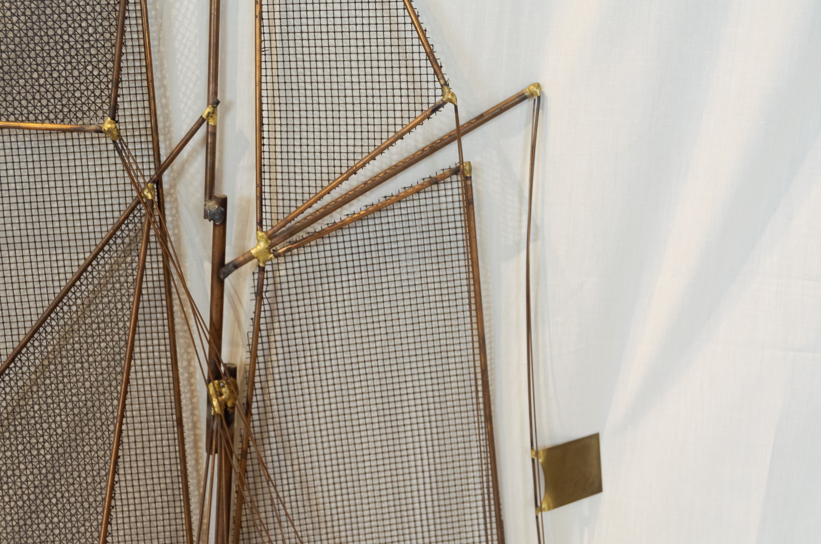 Mixed Metal Clipper Ship Wall Hanging by Curtis Jere