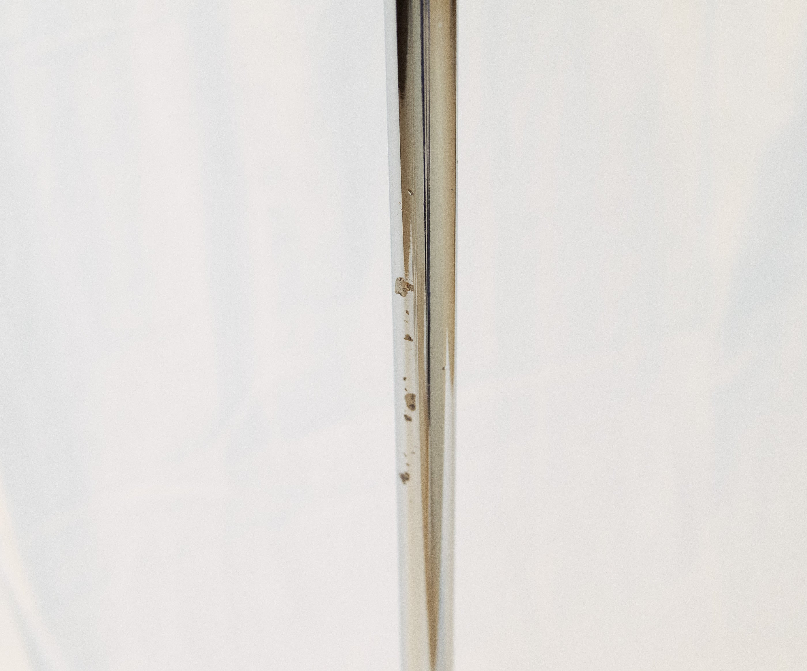 Geometric Orange/Red & Chrome Floor Lamp by George Kovacs for Sonneman