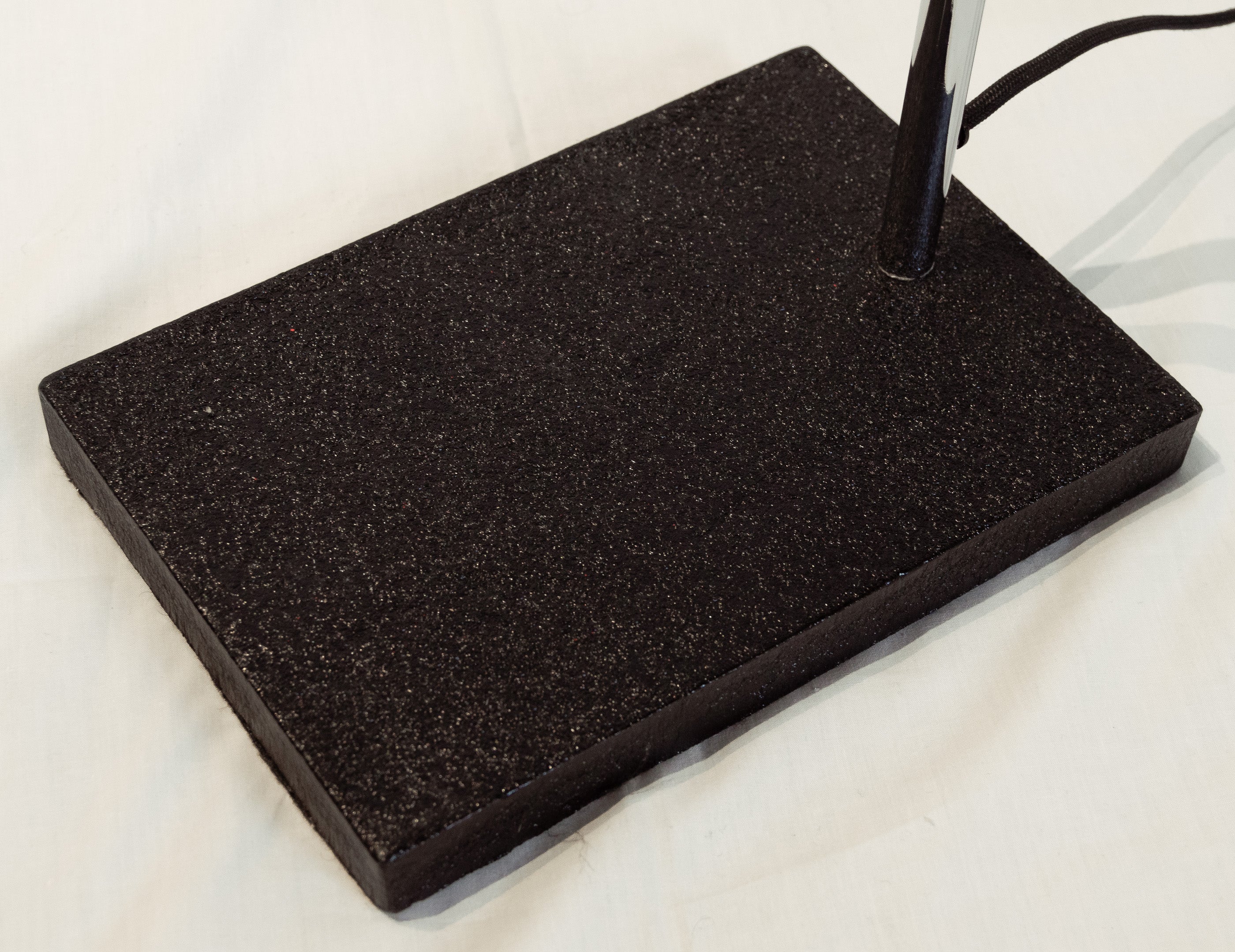 Geometric Orange/Red & Chrome Floor Lamp by George Kovacs for Sonneman