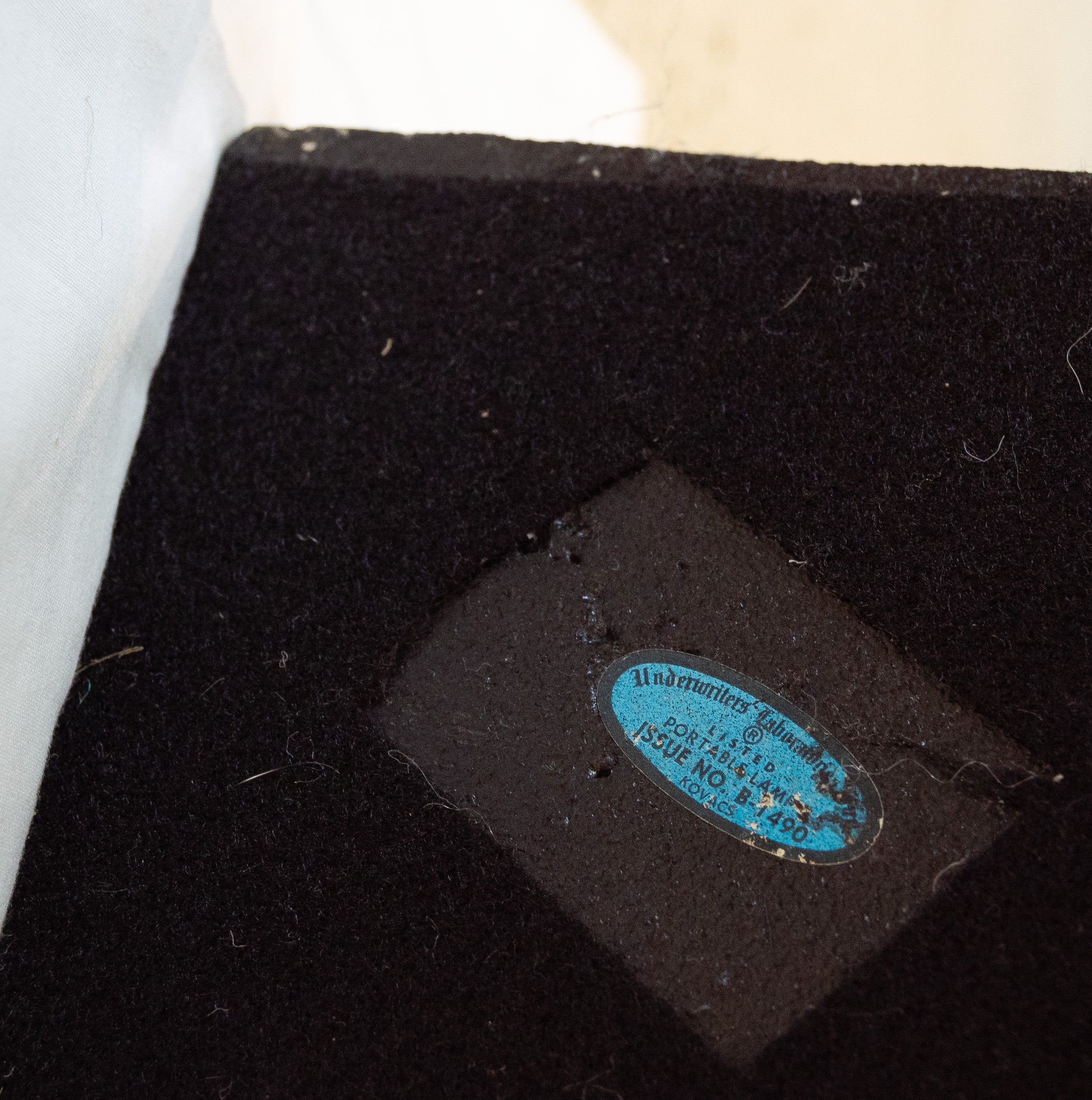 Geometric Orange/Red & Chrome Floor Lamp by George Kovacs for Sonneman