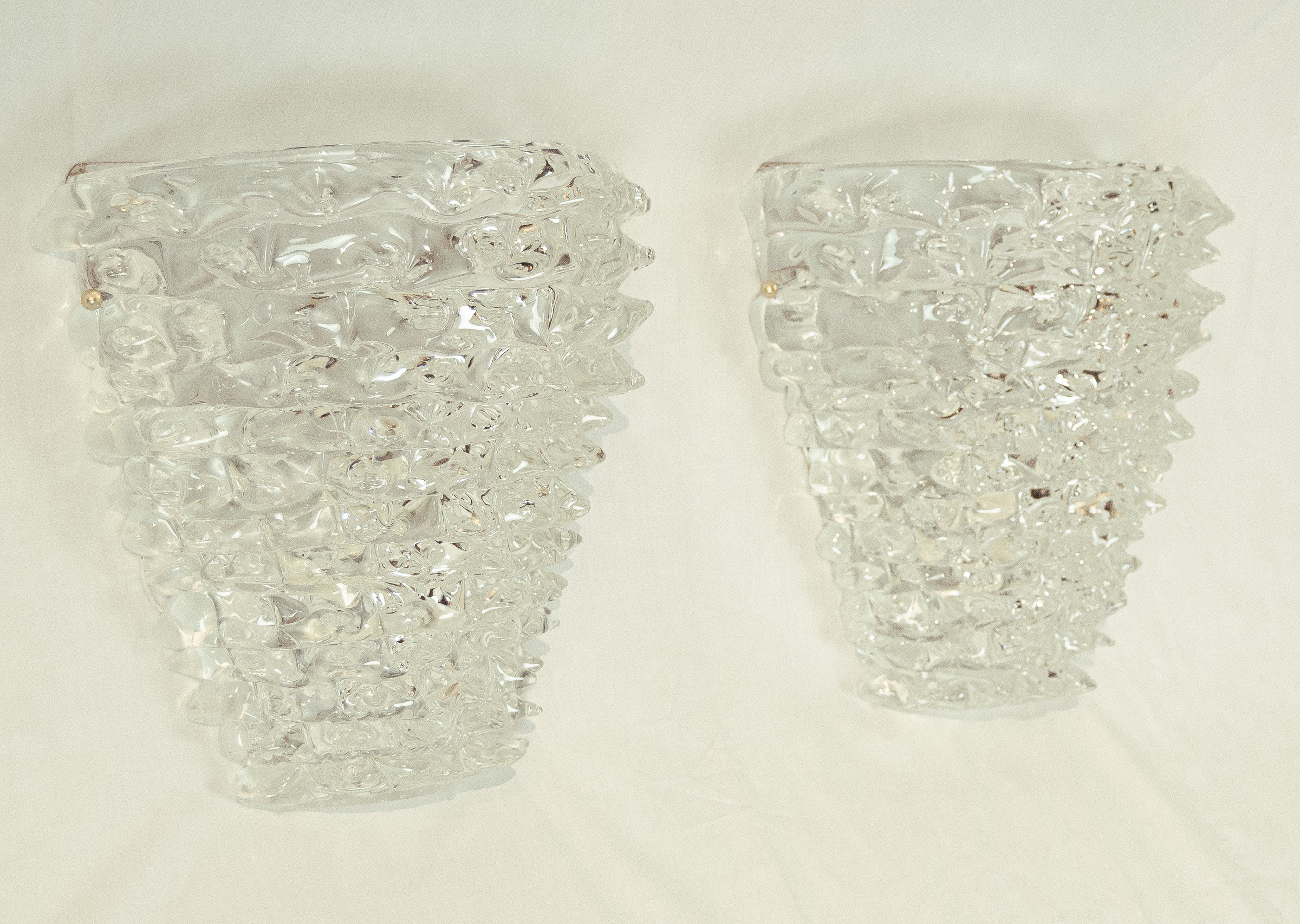 Substantial "Rostrato" Form Sconces by Fabio Ltd