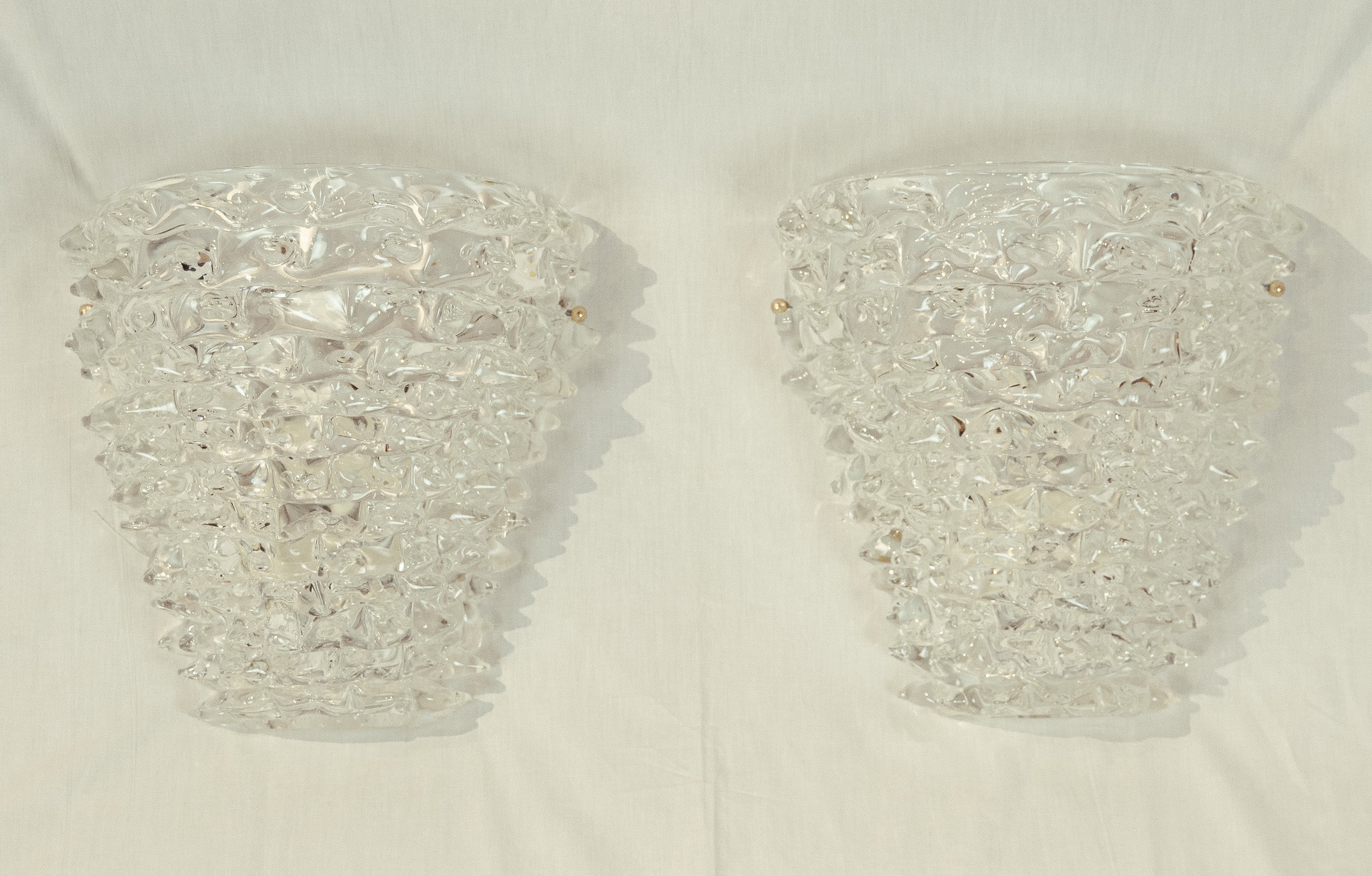 Substantial "Rostrato" Form Sconces by Fabio Ltd