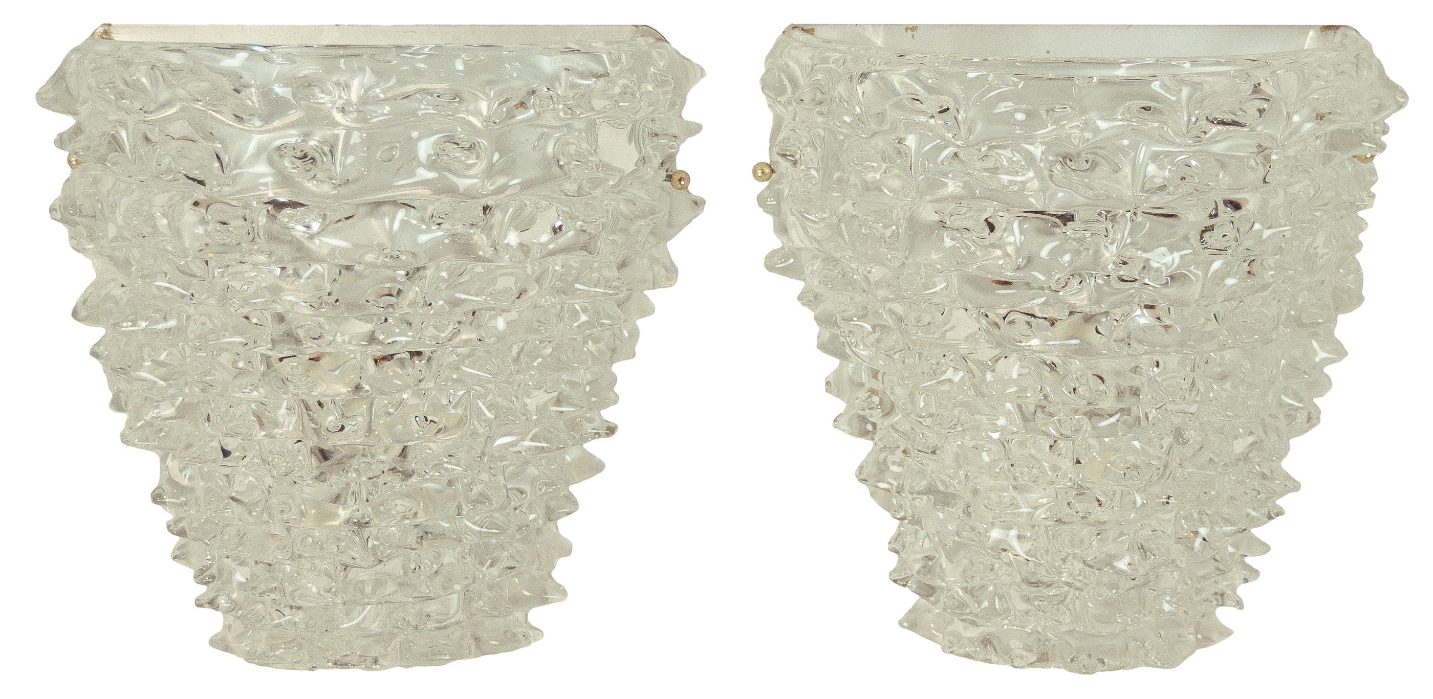 Substantial "Rostrato" Form Sconces by Fabio Ltd