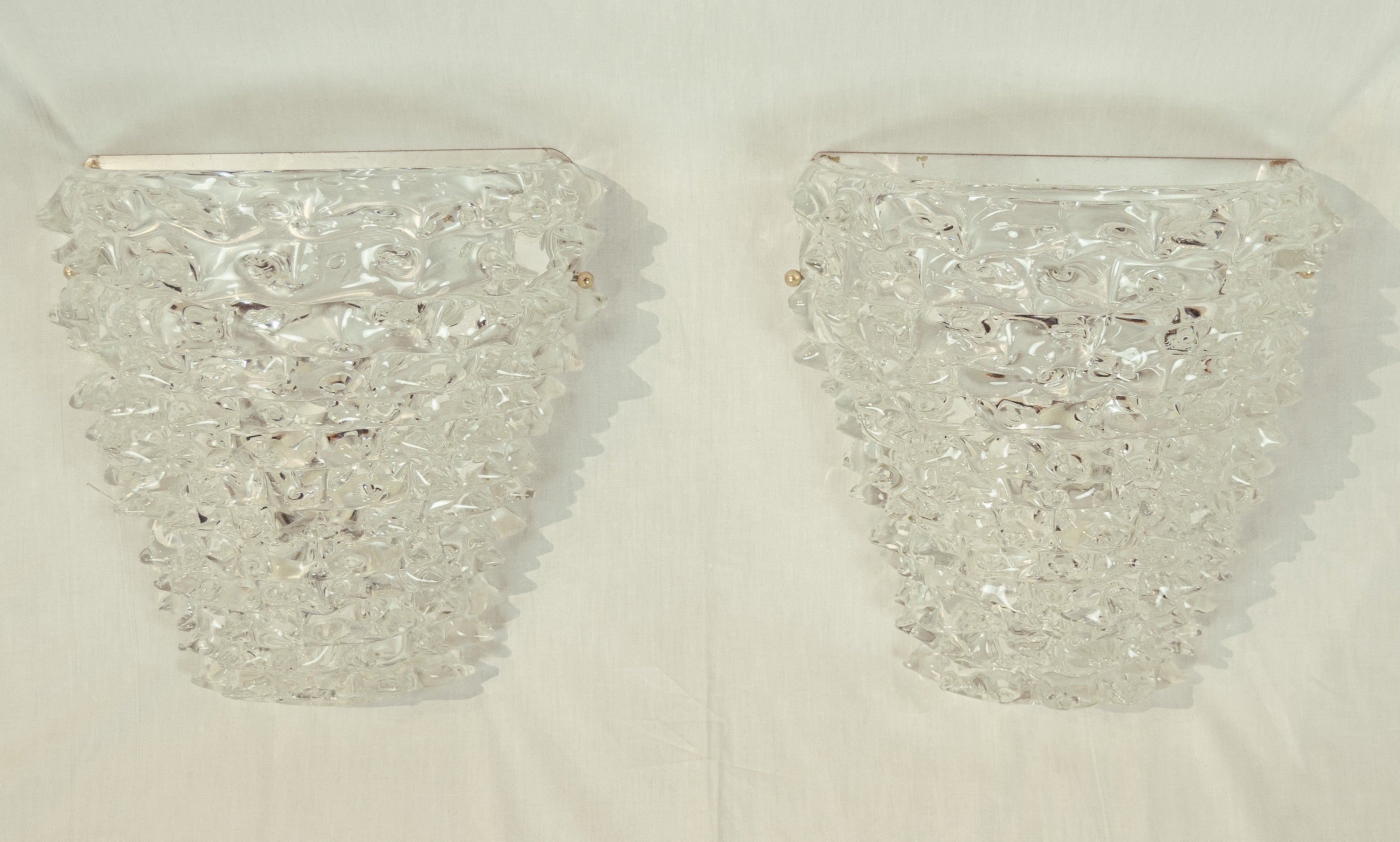 Substantial "Rostrato" Form Sconces by Fabio Ltd