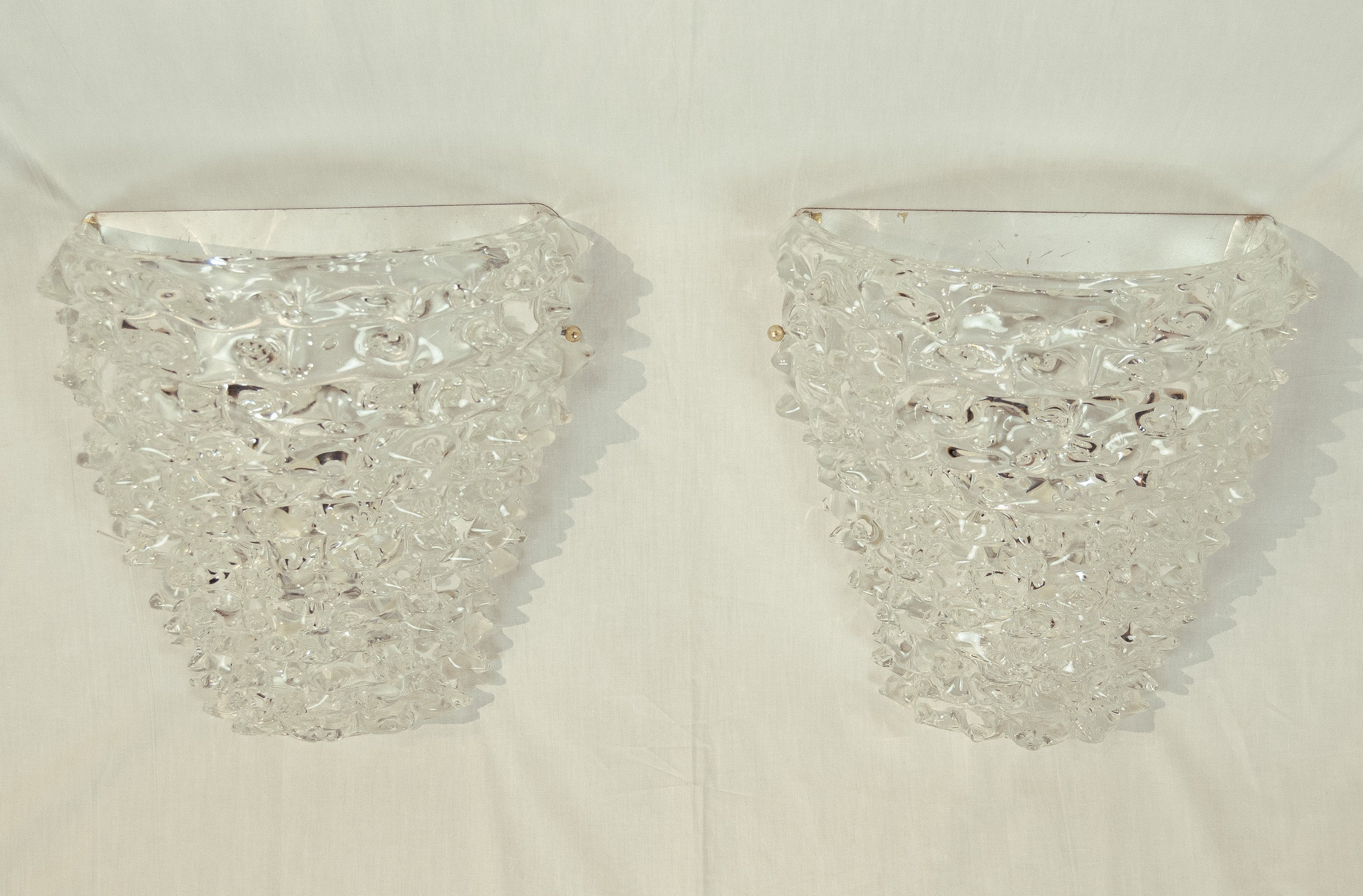 Substantial "Rostrato" Form Sconces by Fabio Ltd