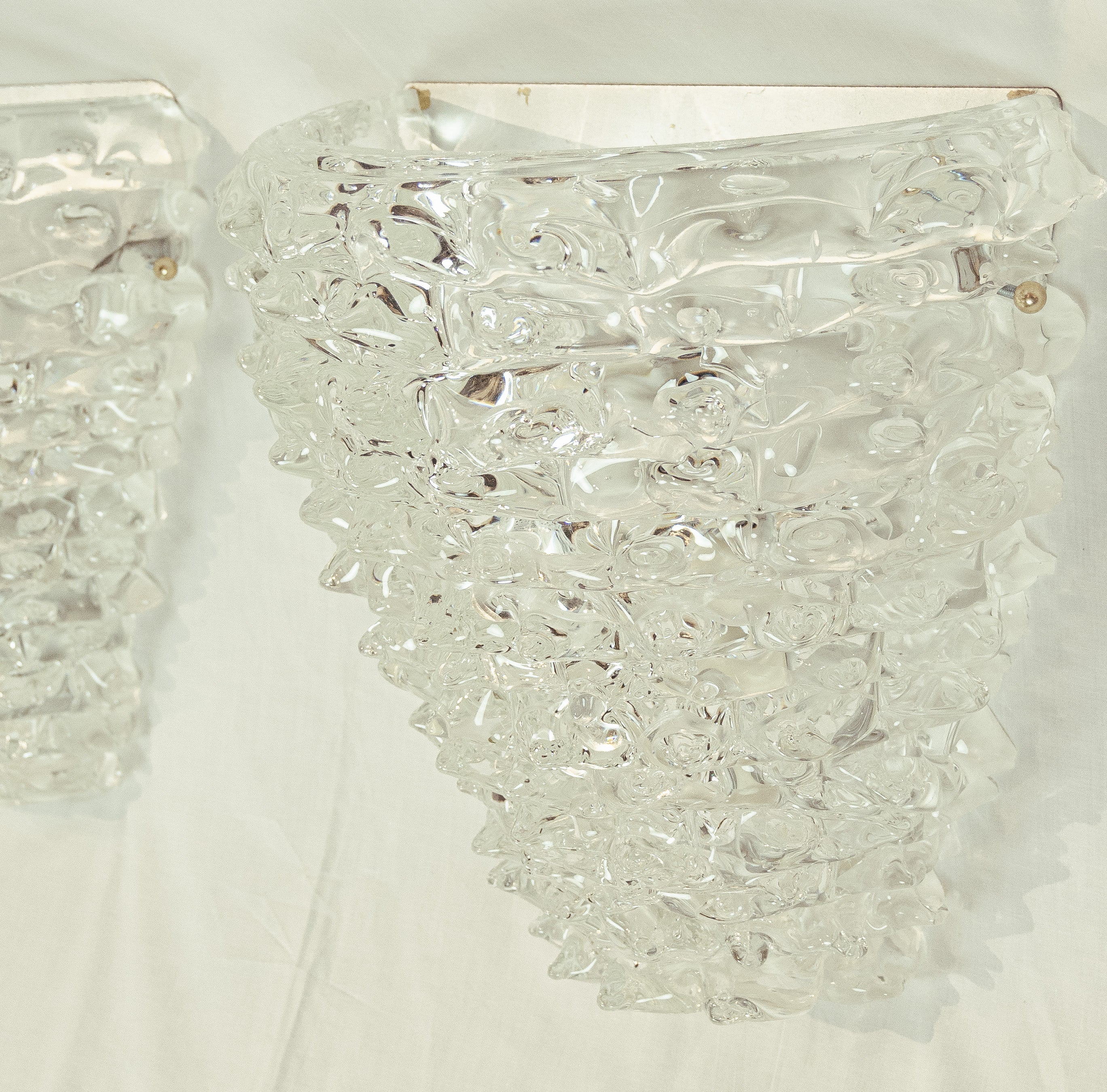 Substantial "Rostrato" Form Sconces by Fabio Ltd