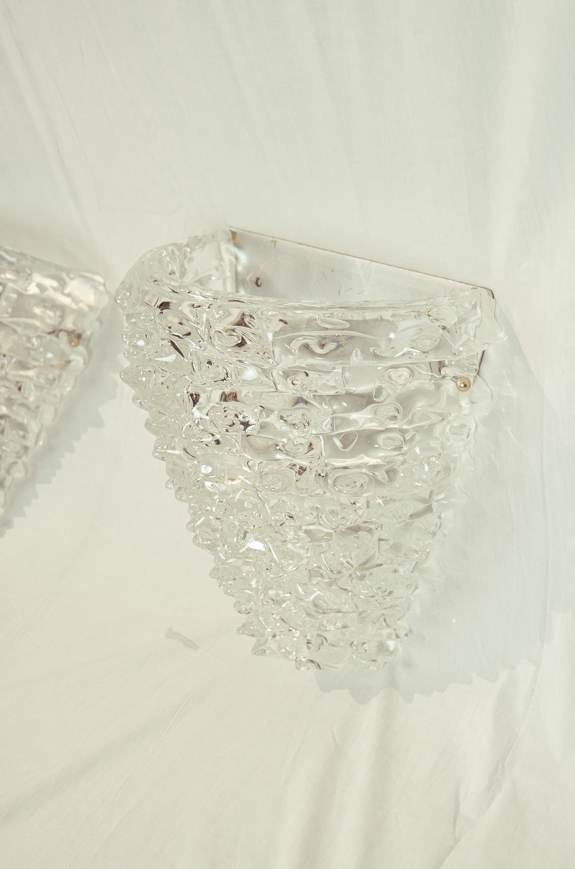 Substantial "Rostrato" Form Sconces by Fabio Ltd