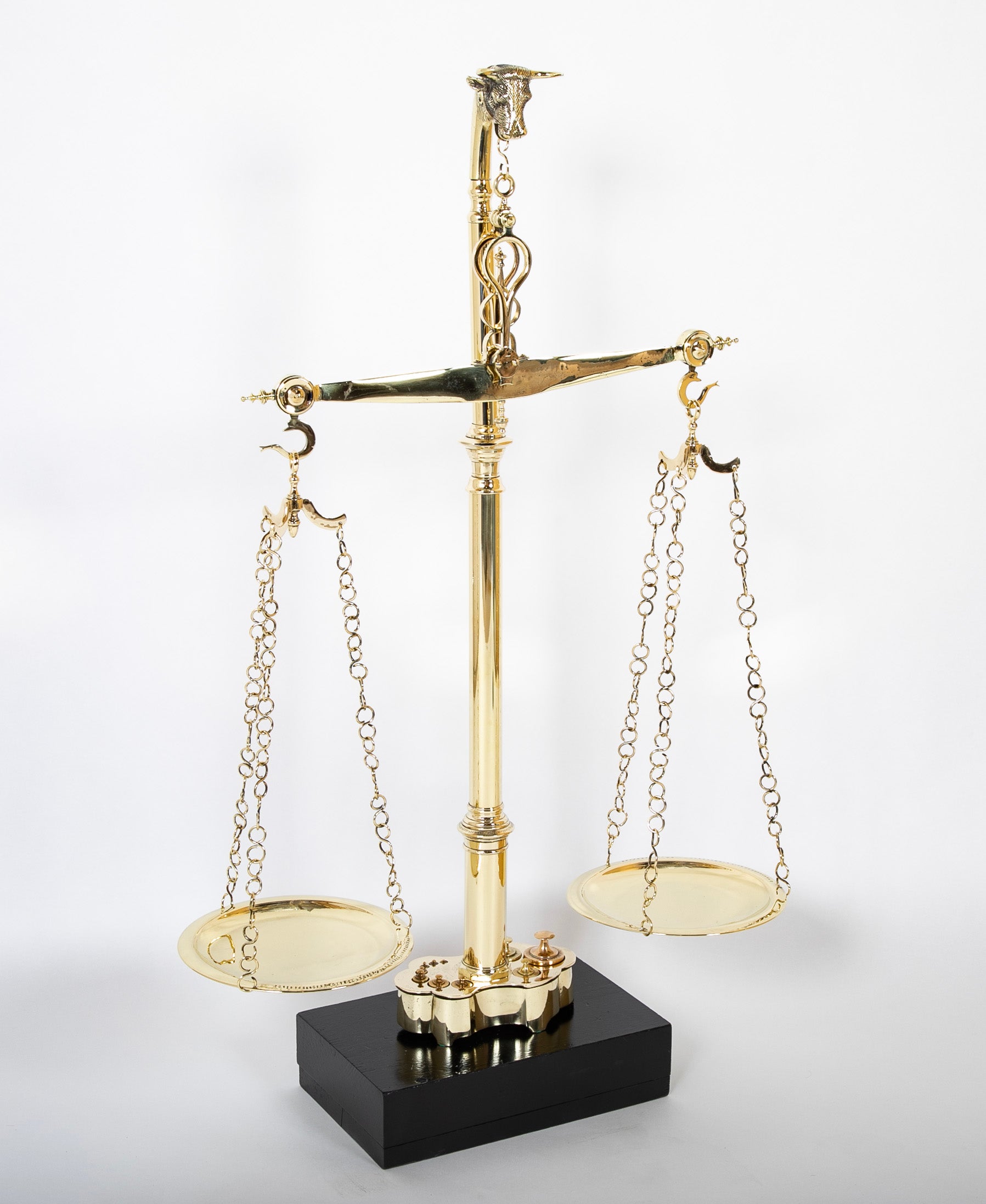 Brass Portuguese Meat Market Scale