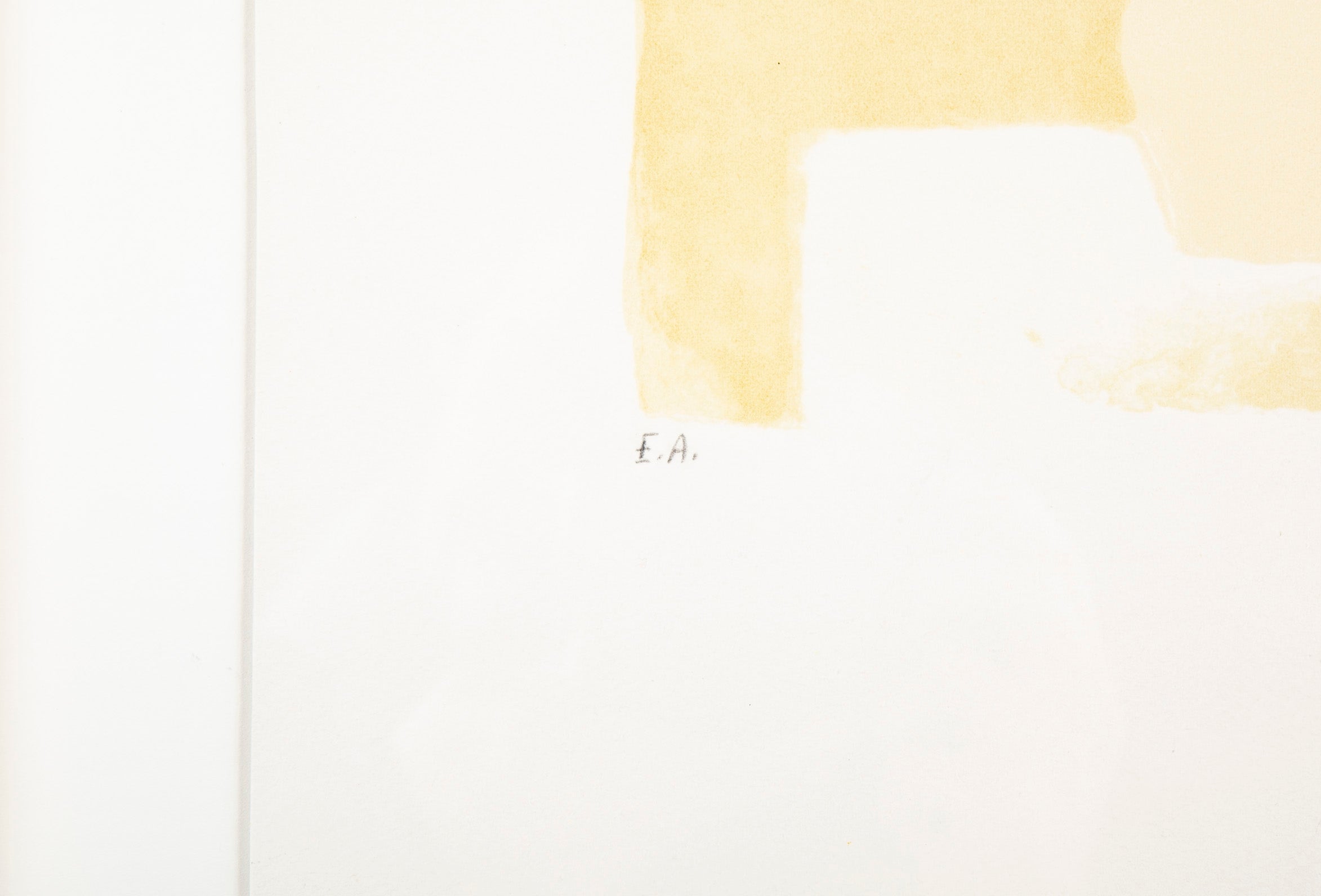 "Bouquet of Yellow Flowers" Signed Lithograph by Bernard Cathelin