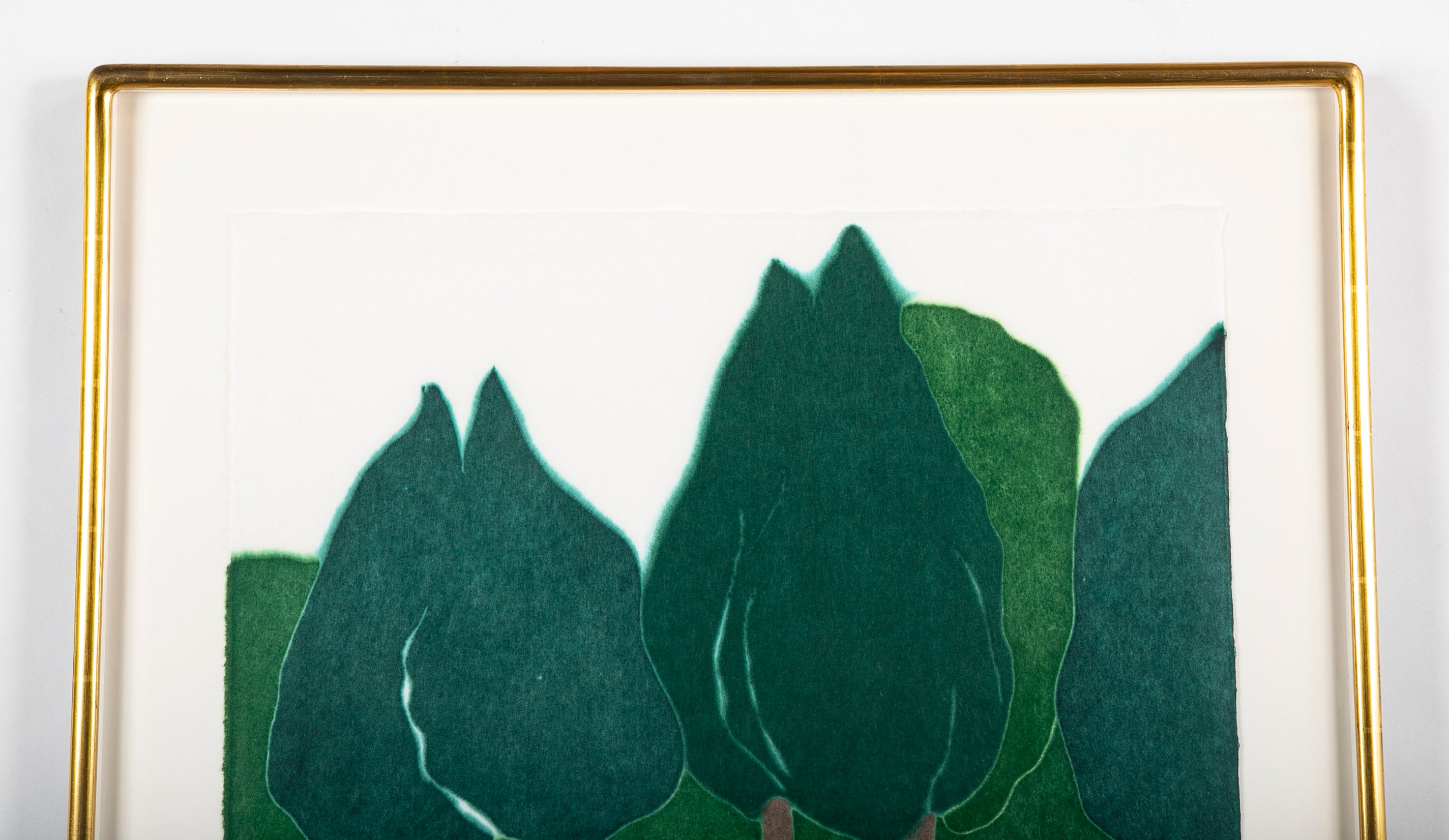 "Symphony of Trees" Woodcut in Color by Richard Kemble