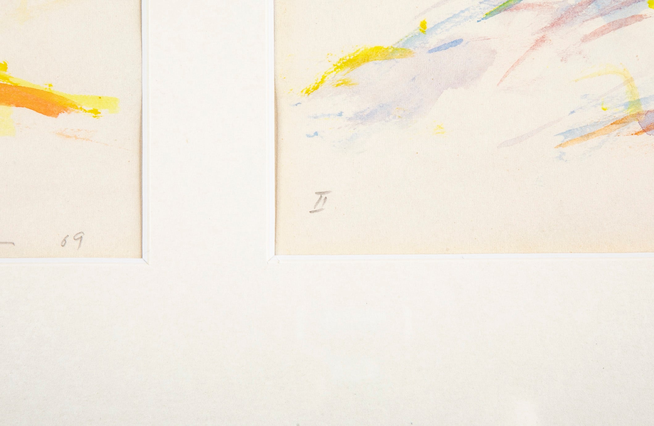 Two Watercolor Landscapes by Peter Brandes