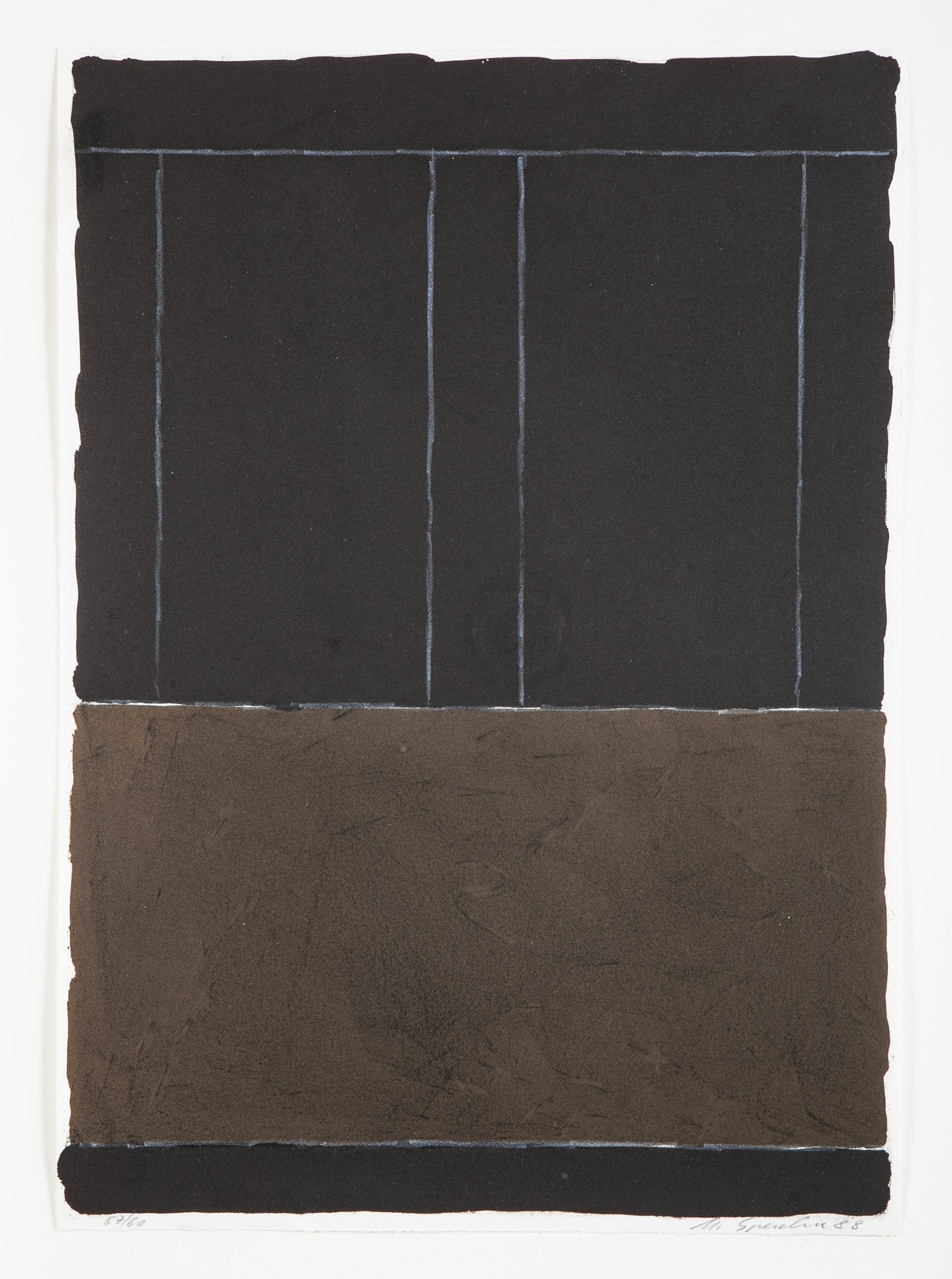 Three Color Lithographs by Swiss Artist Matias Spescha