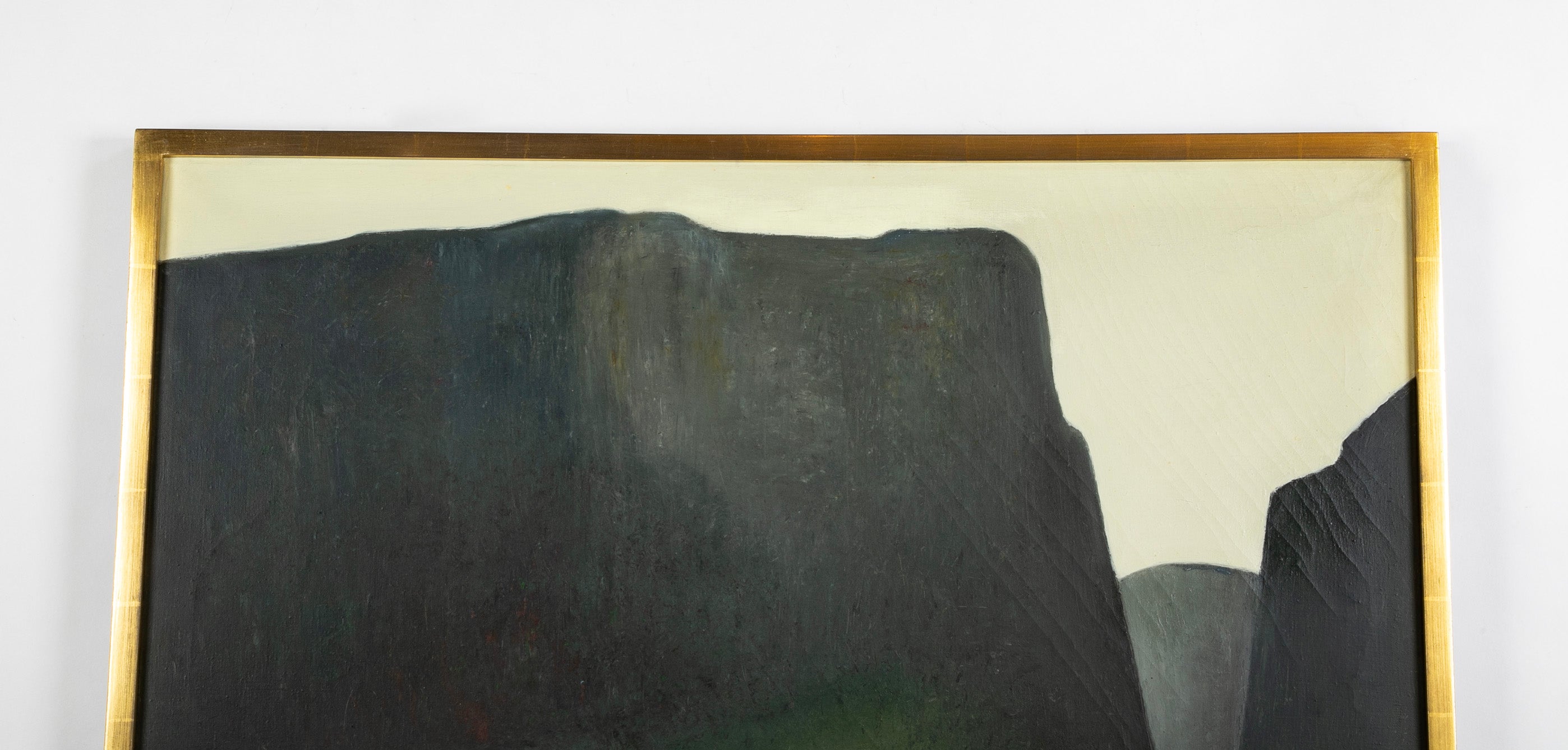 "Det Norske Land" Signed Oil on Canvas by Albert Bertelsen