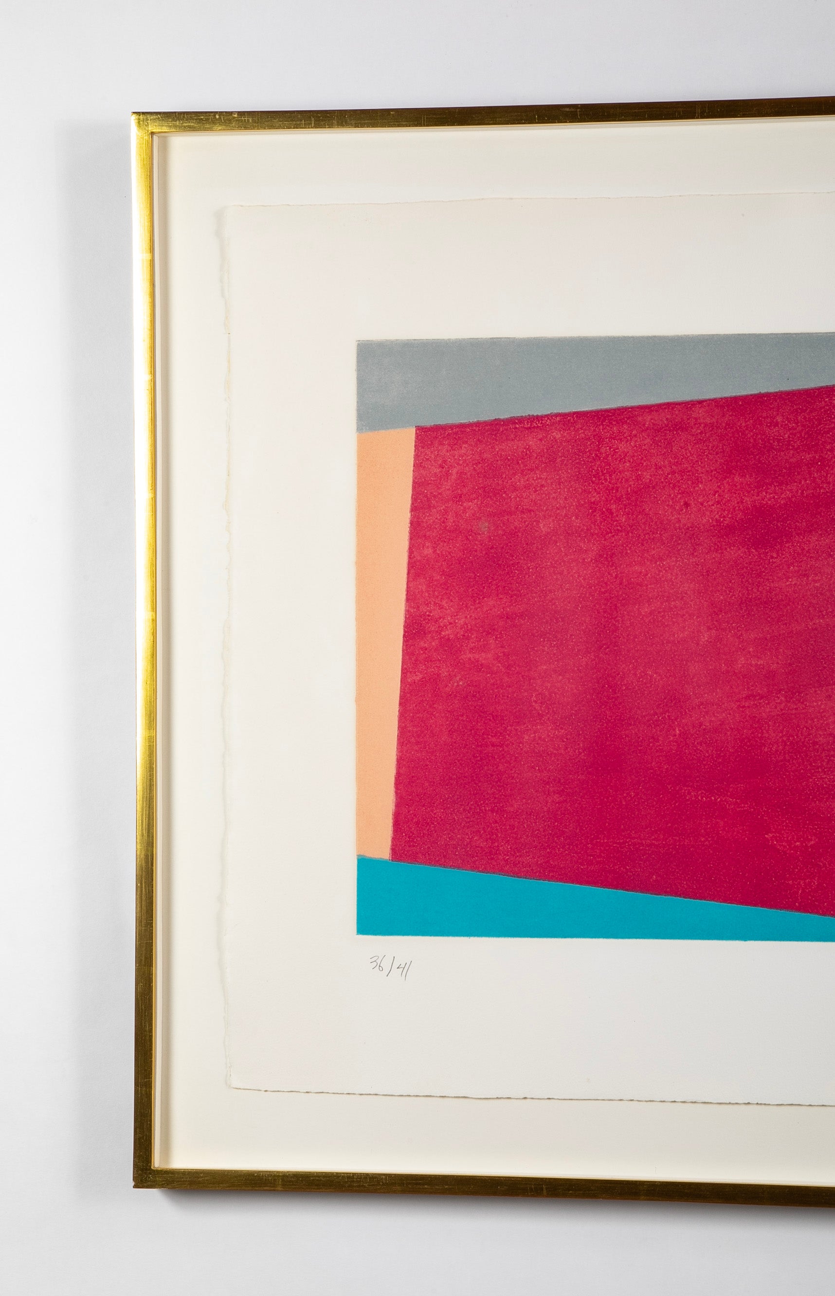 A Screenprint by Larry Zox