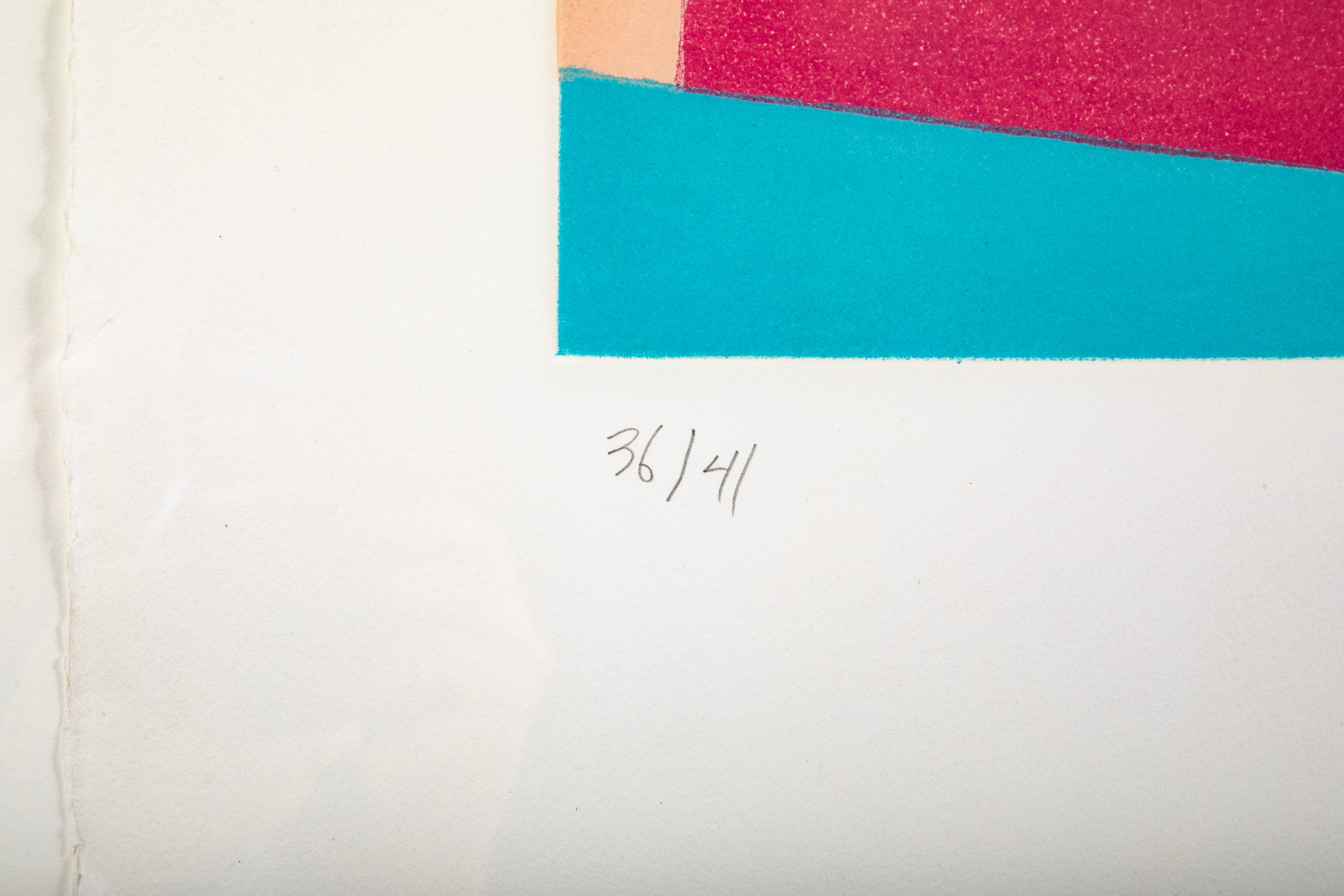 A Screenprint by Larry Zox