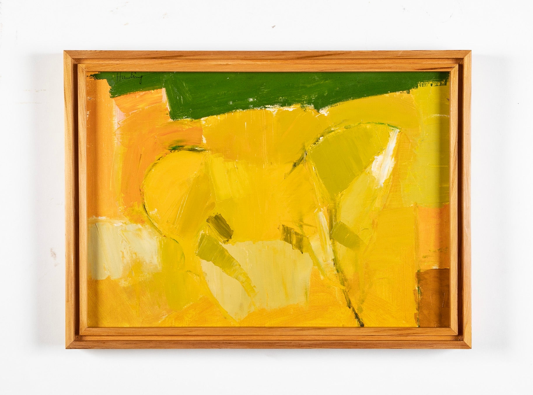 Konrad Hunting Composition # 164 Oil on Canvas