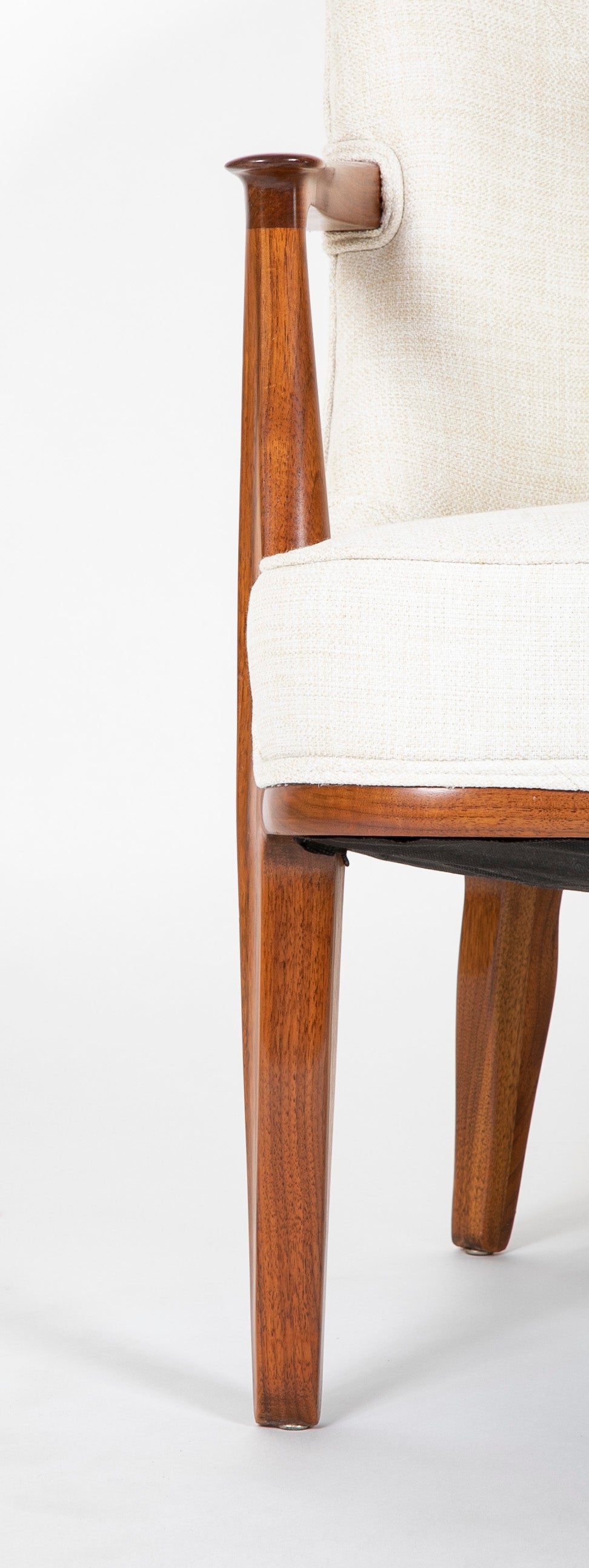 A Pair of Edward Wormley Tufted Armchairs from the Janus Collection