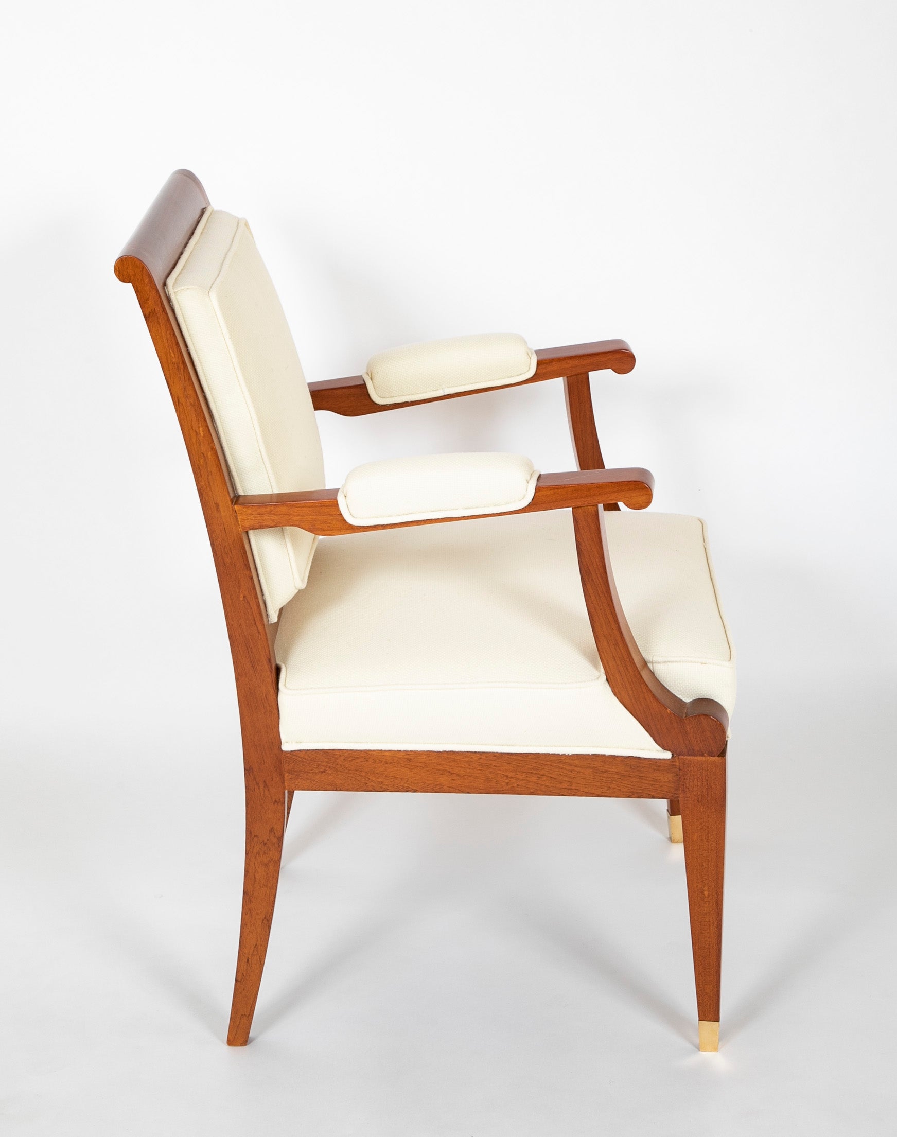 Pair of French Armchairs of Neoclassic Design