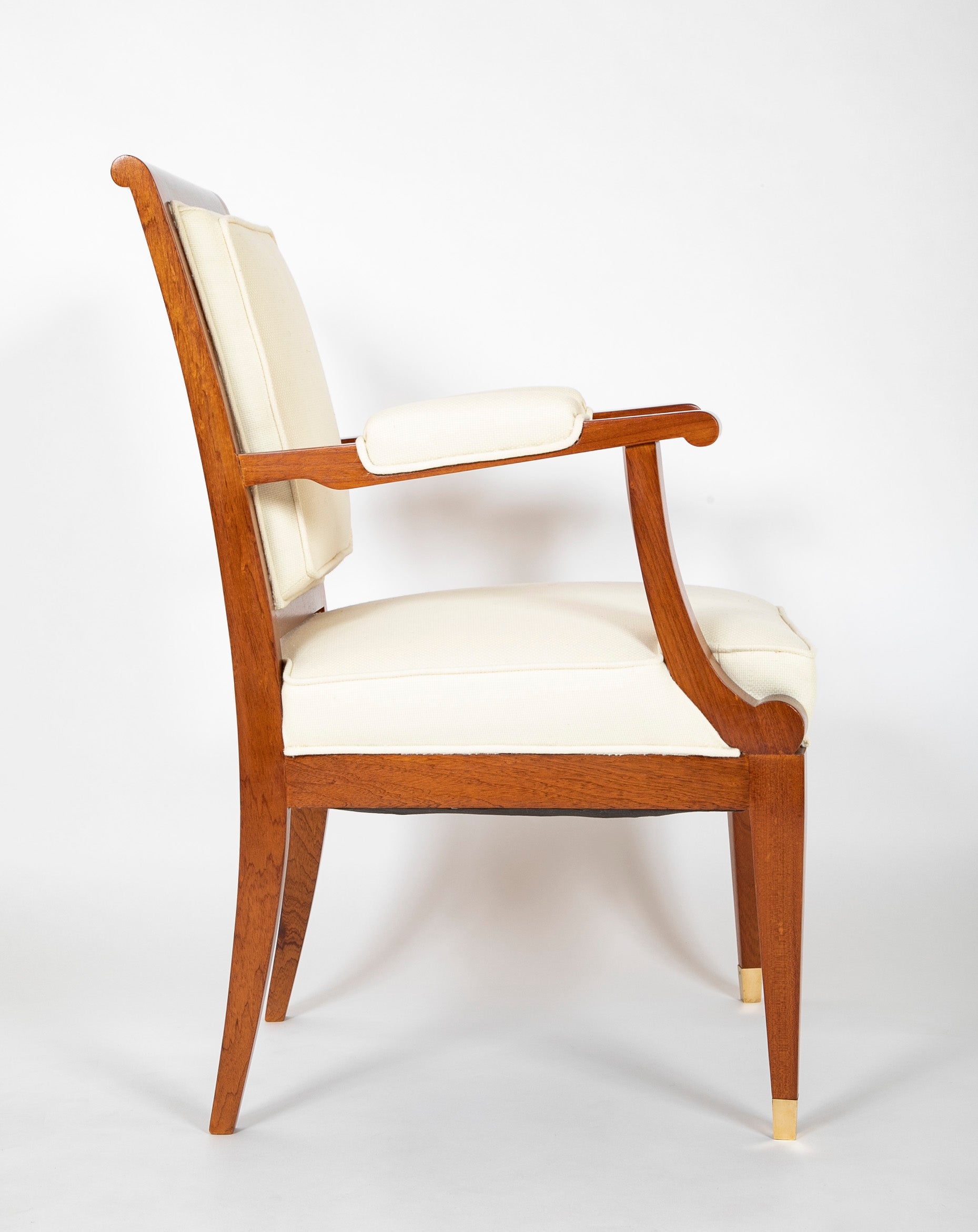 Pair of French Armchairs of Neoclassic Design