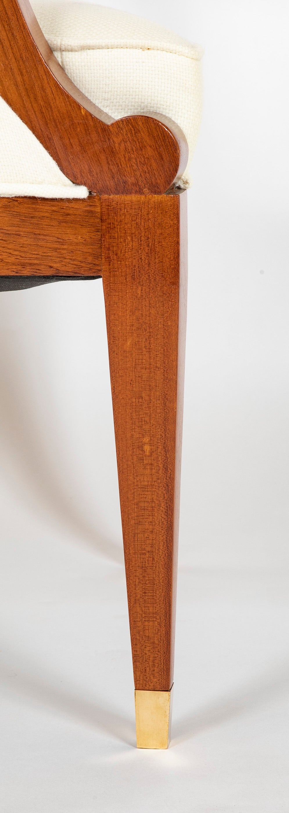 Pair of French Armchairs of Neoclassic Design