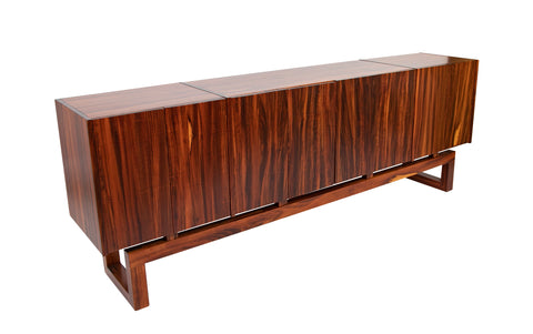 Custom Designed Solid Rosewood Sideboard by Design One Inc.