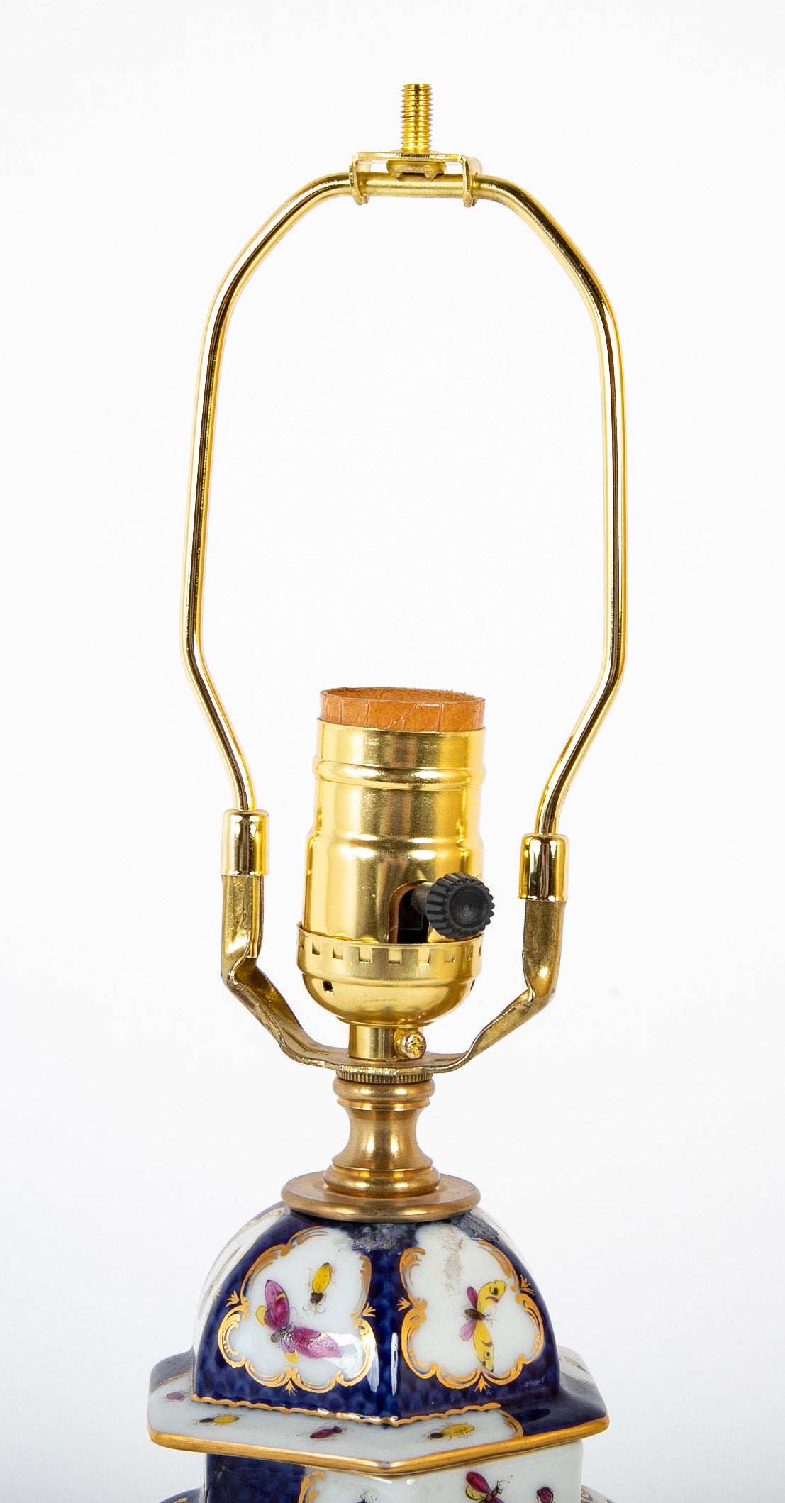 19th Century Worcester Urn Now Mounted as a Lamp
