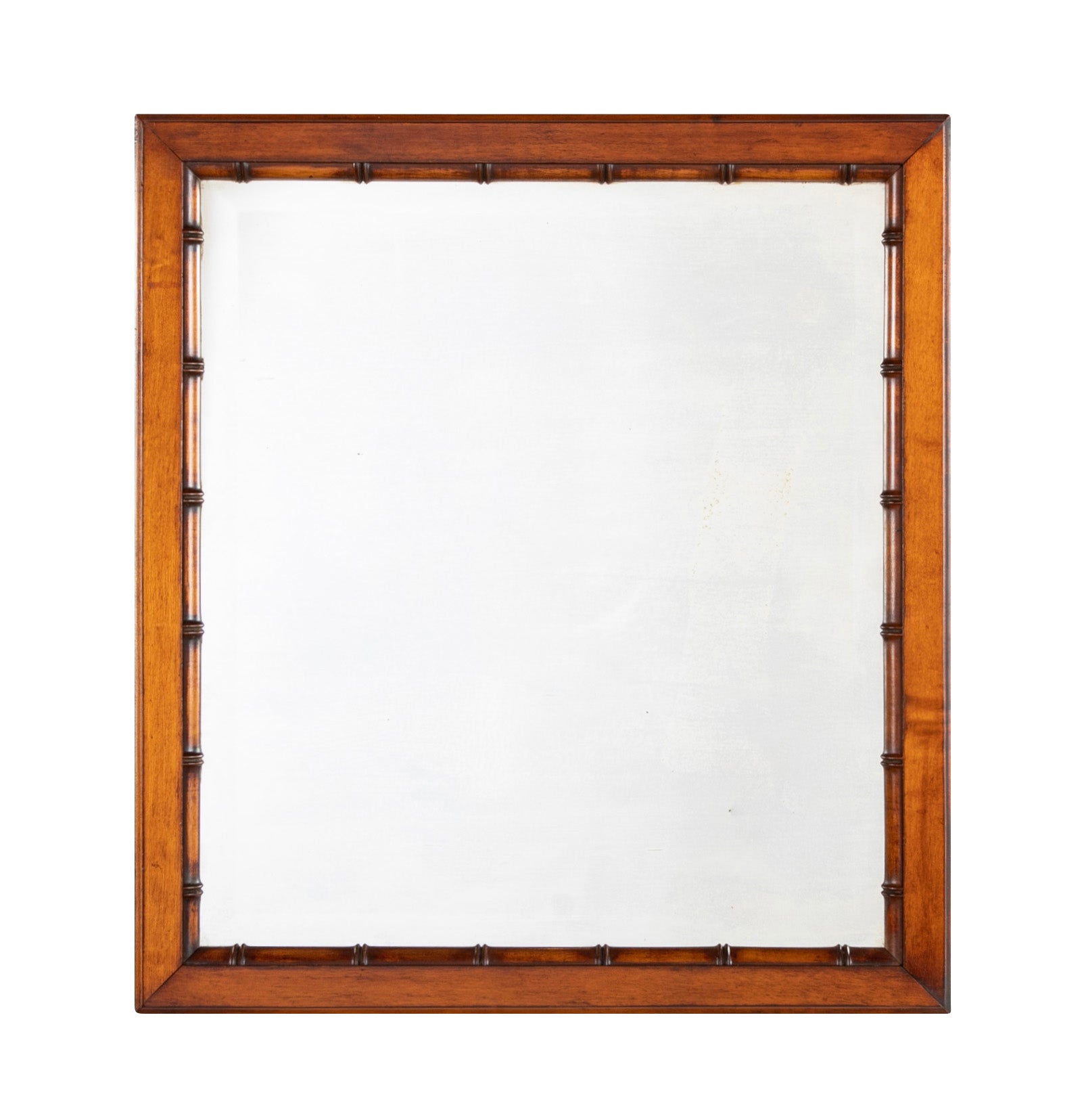 Late 19th Century English Faux Bamboo Mirror
