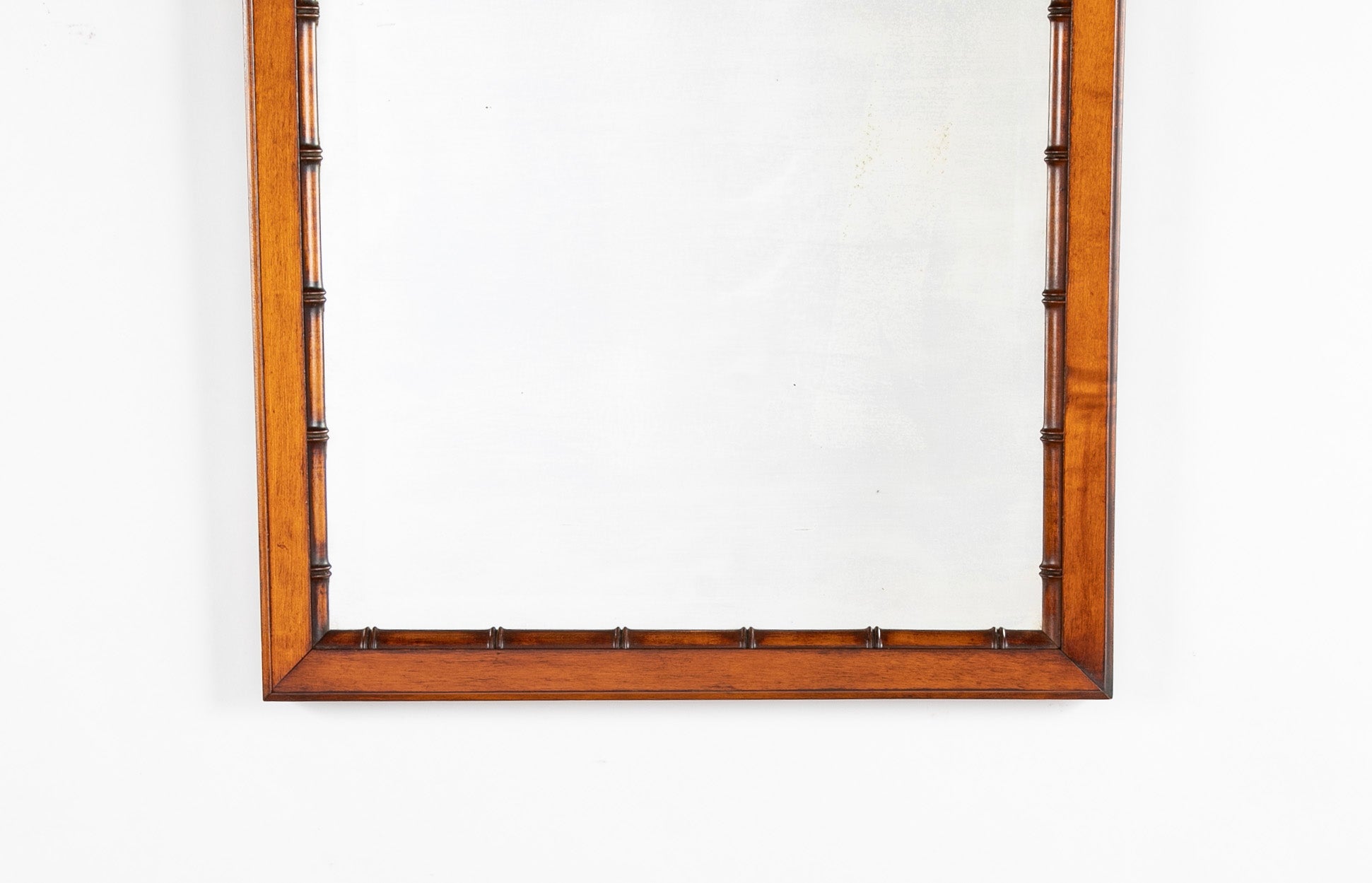 Late 19th Century English Faux Bamboo Mirror