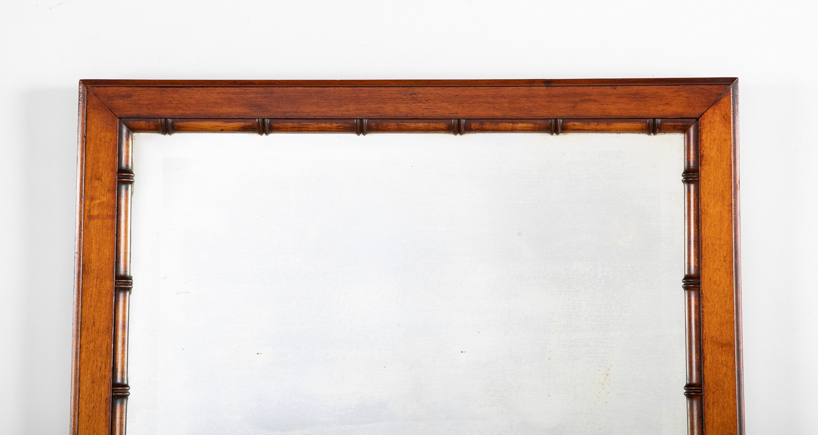 Late 19th Century English Faux Bamboo Mirror