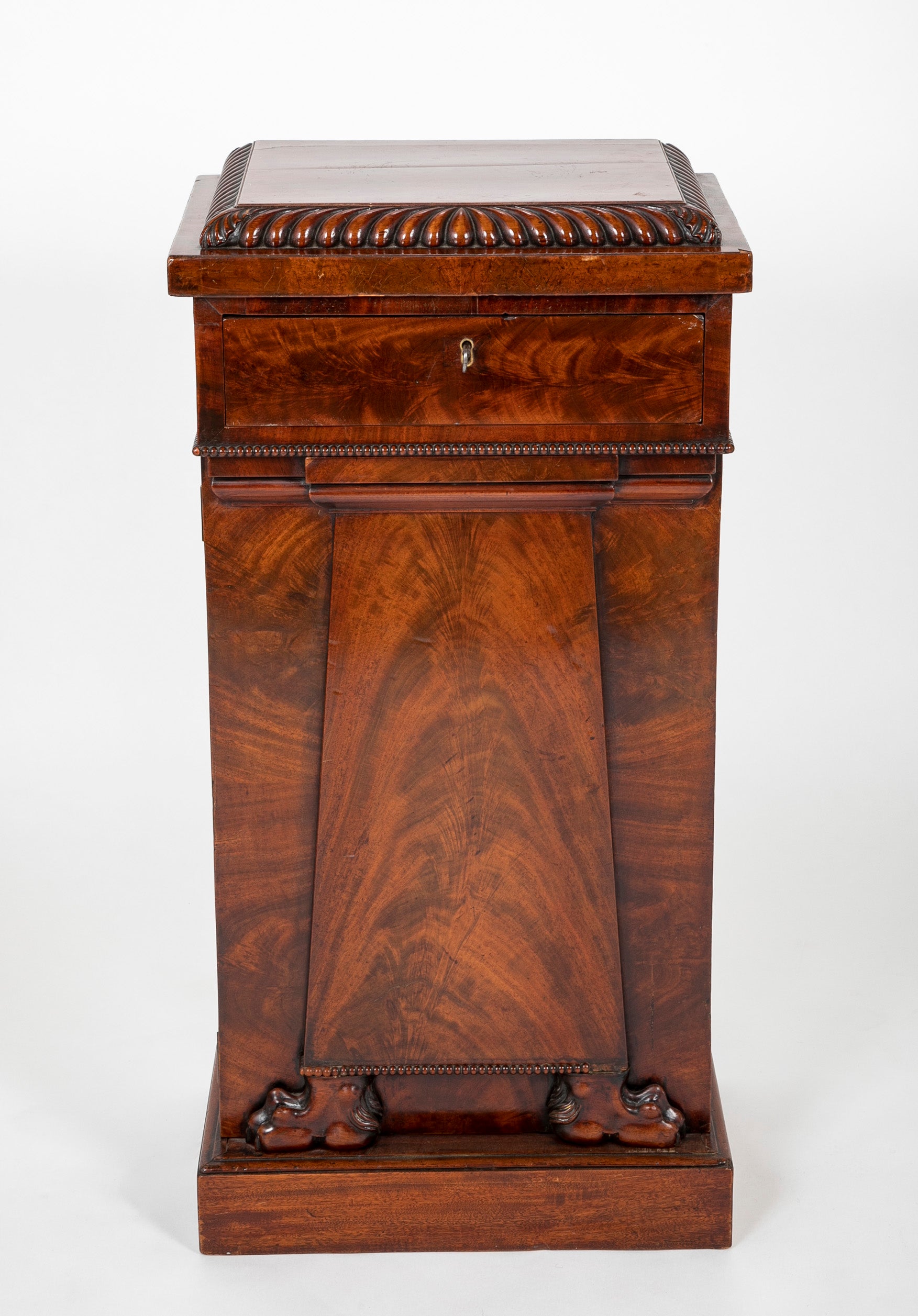 Pair of William IV Mahogany Pedestal Cabinets