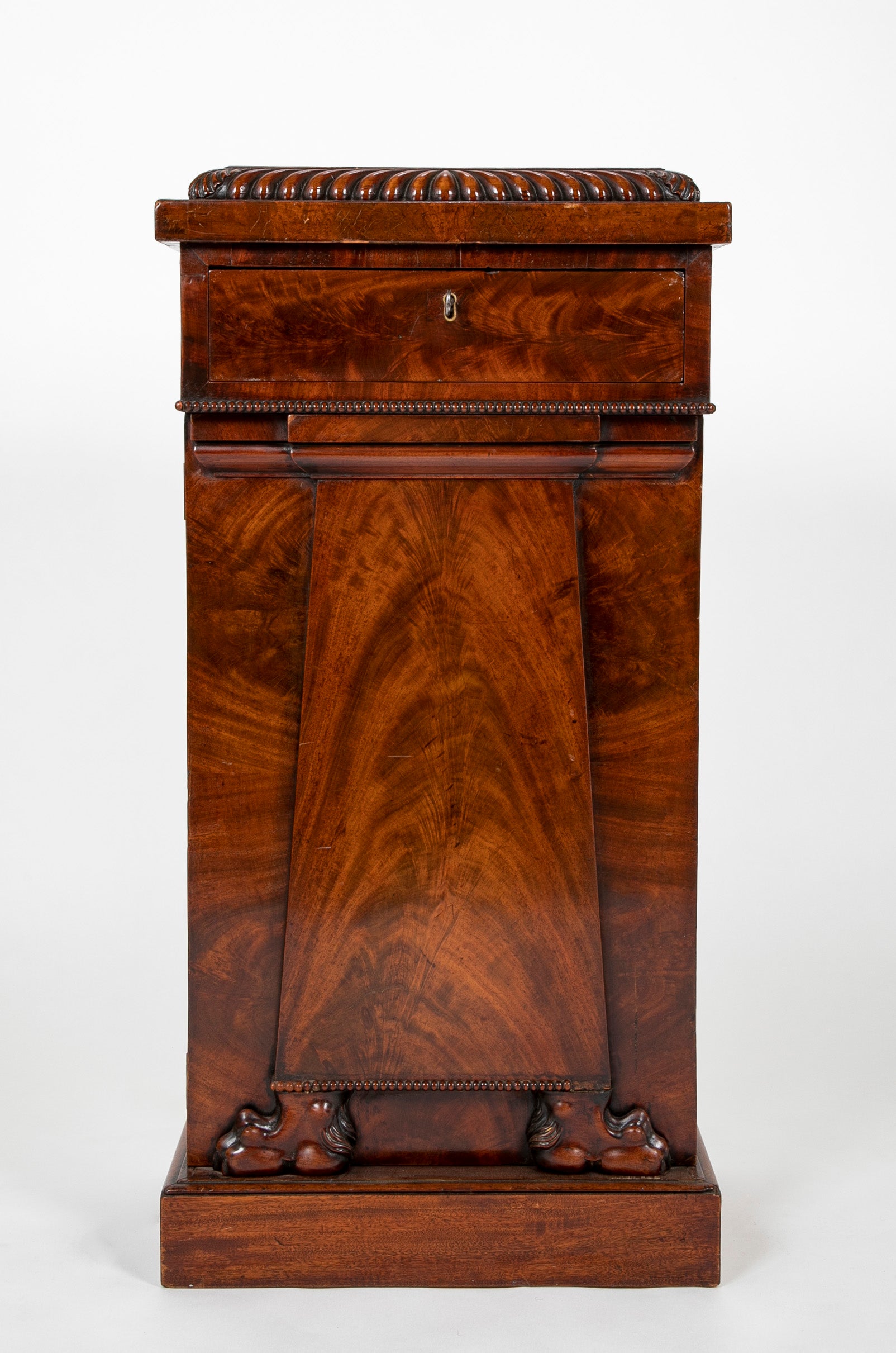 Pair of William IV Mahogany Pedestal Cabinets