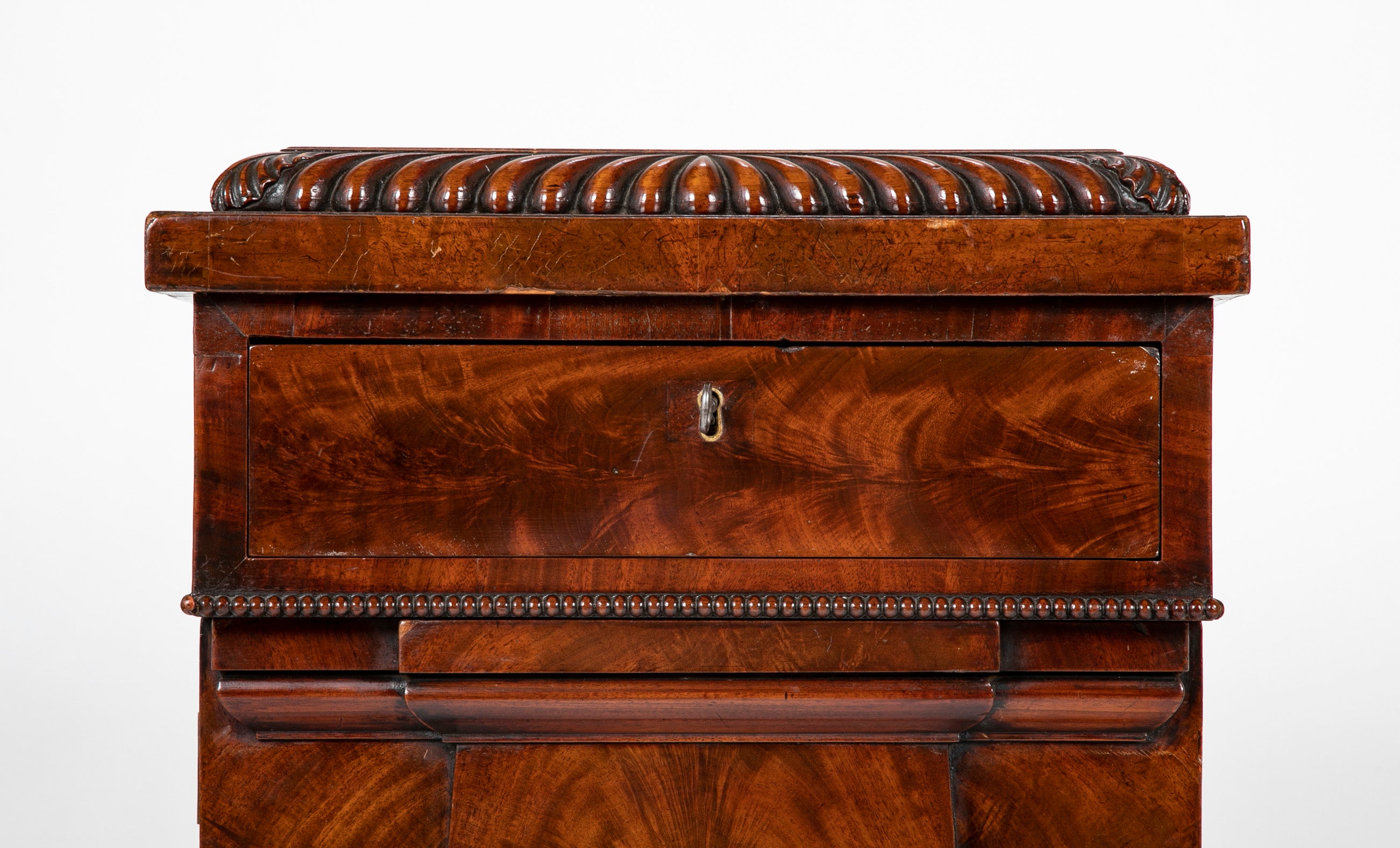 Pair of William IV Mahogany Pedestal Cabinets