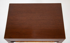 A Pair of Severin Hansen-Hasler Rosewood and Cane Nightstands