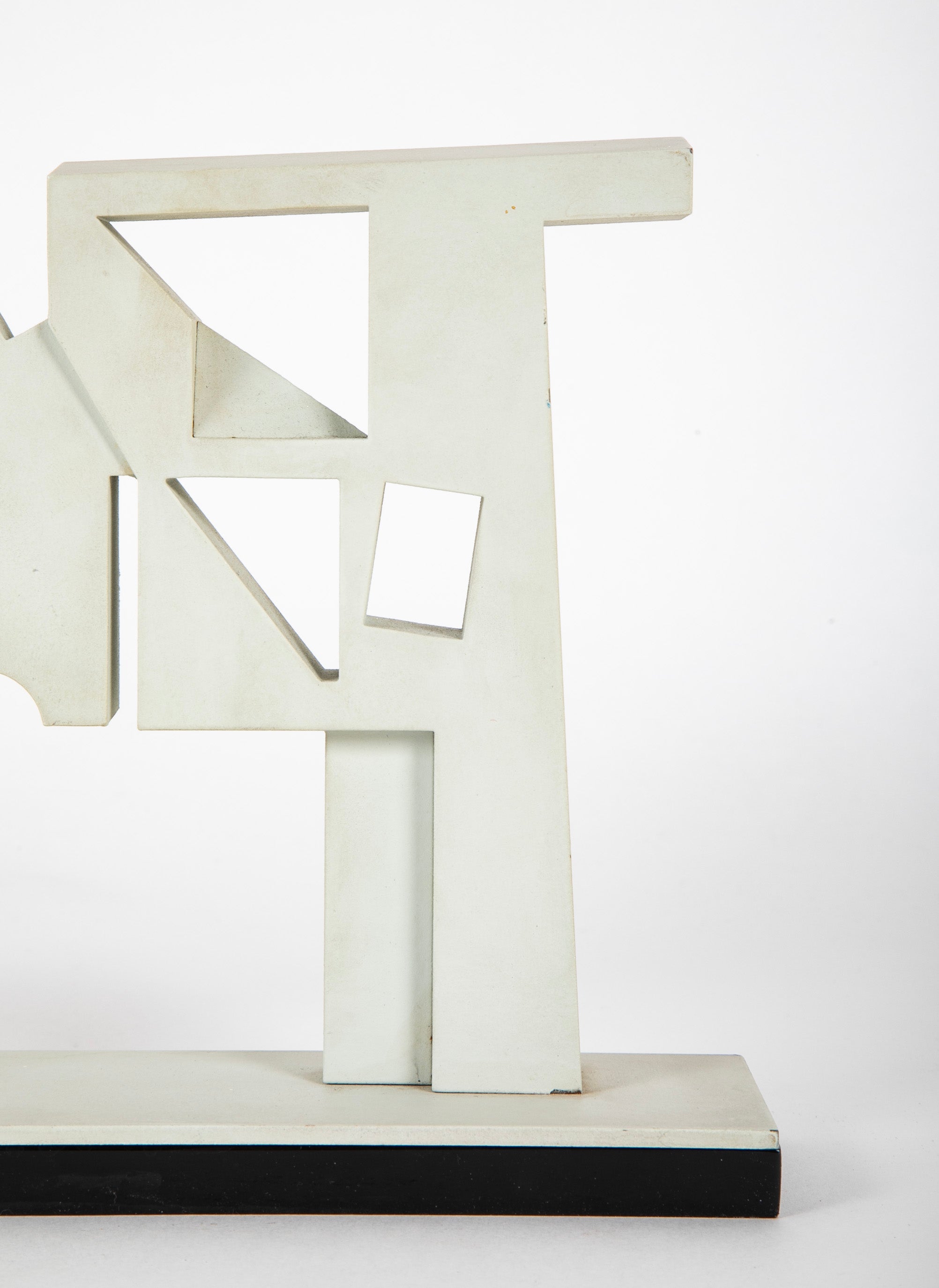 Patinated Bronze and Silverplate Sculpture by American Artist Ernest Trova