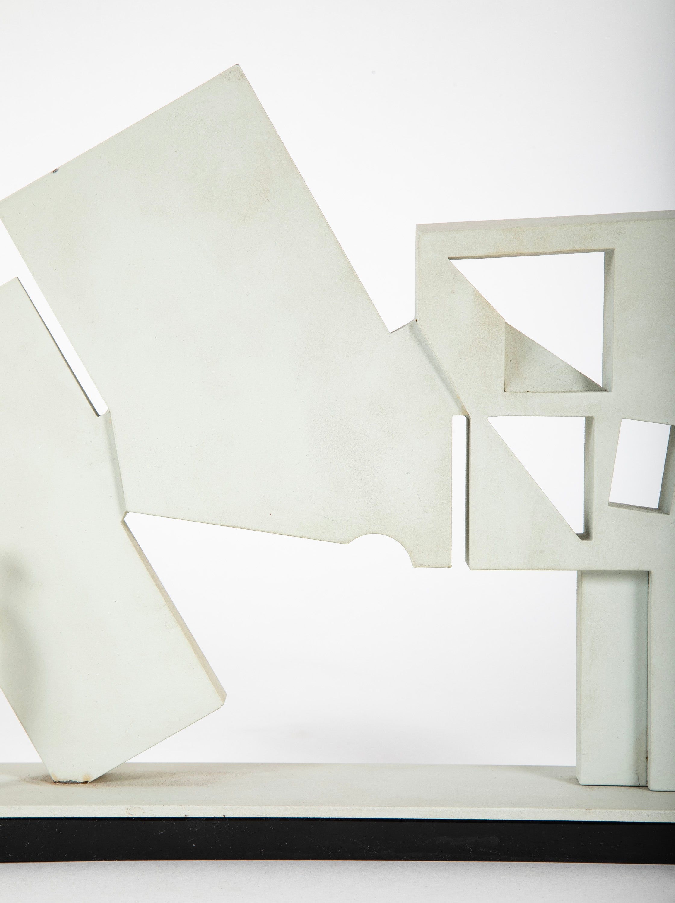 Patinated Bronze and Silverplate Sculpture by American Artist Ernest Trova