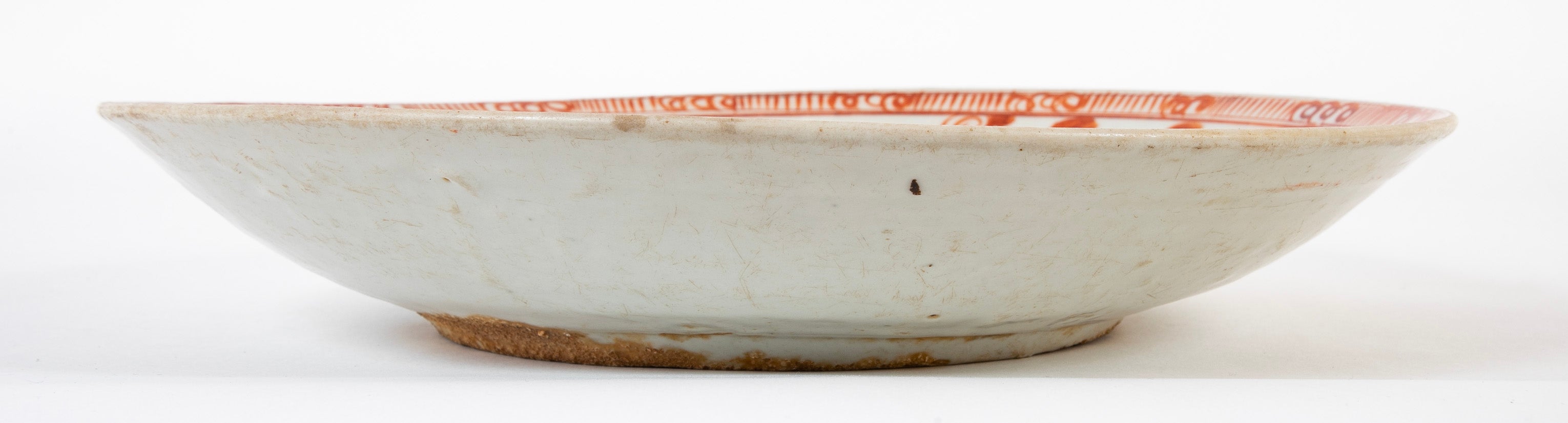 Chinese 17th Century Swatow Enameled Porcelain Charger