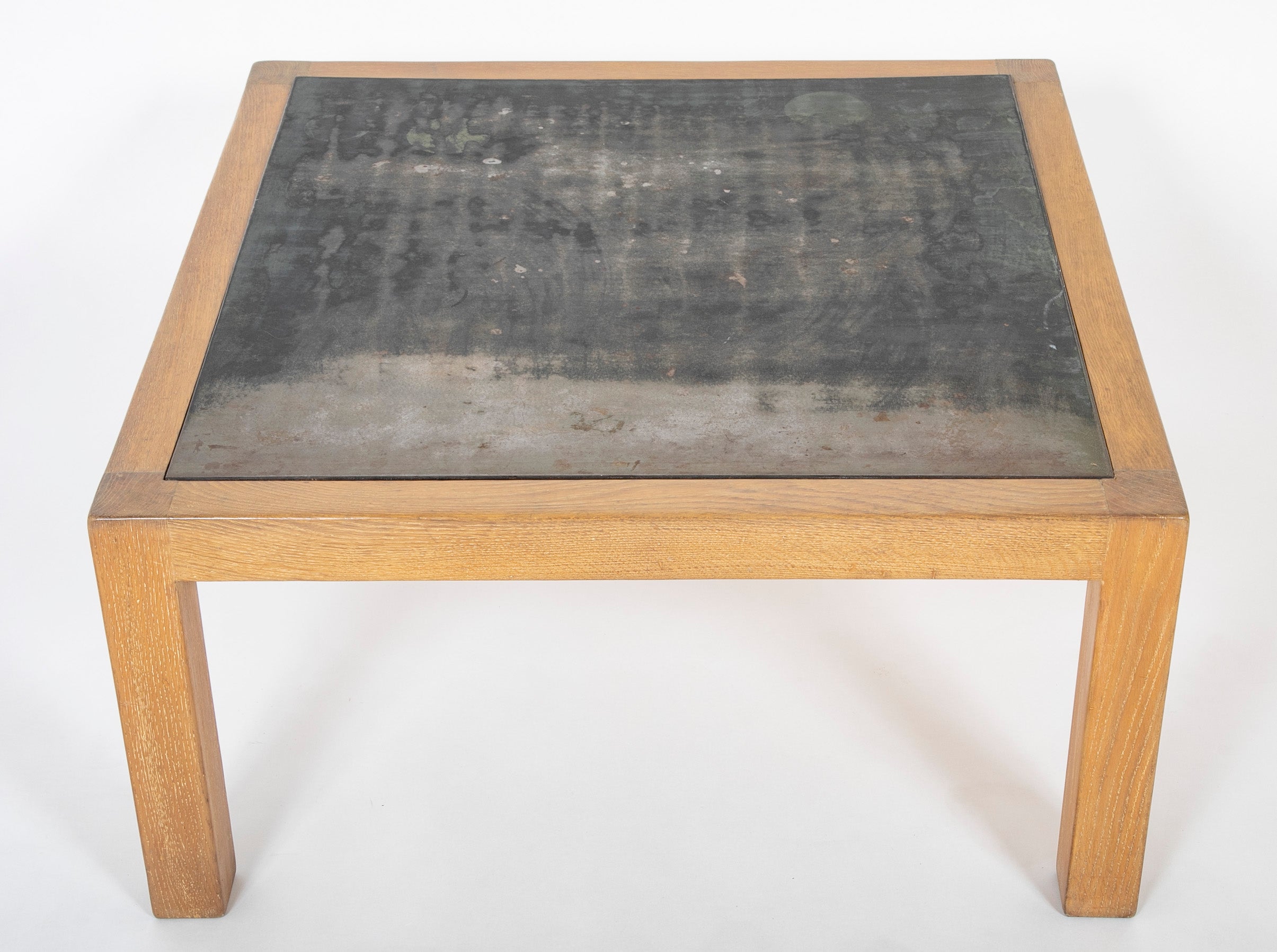 Cerused Oak Coffee Table in the Manner of Paul Dupre-Lafon