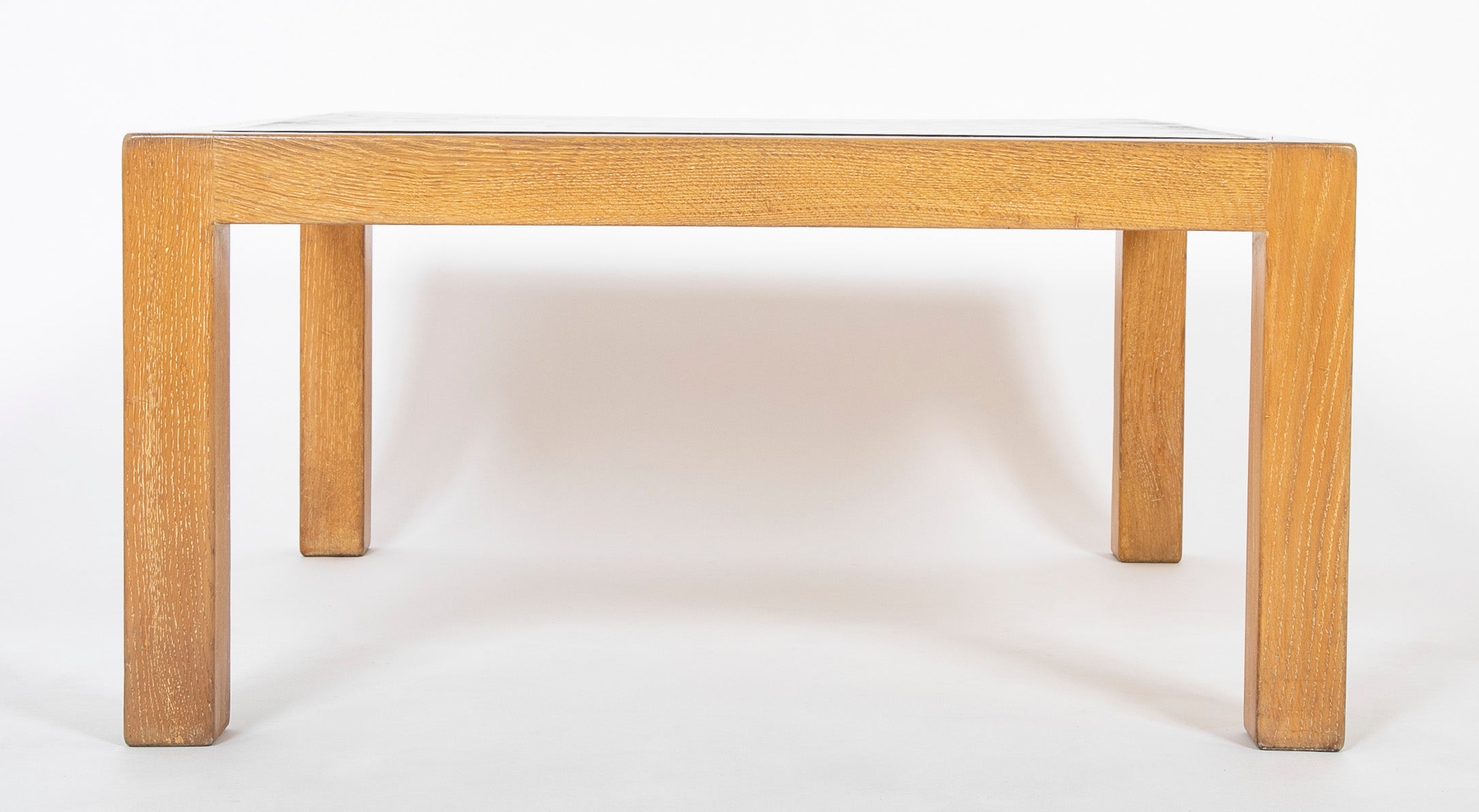 Cerused Oak Coffee Table in the Manner of Paul Dupre-Lafon