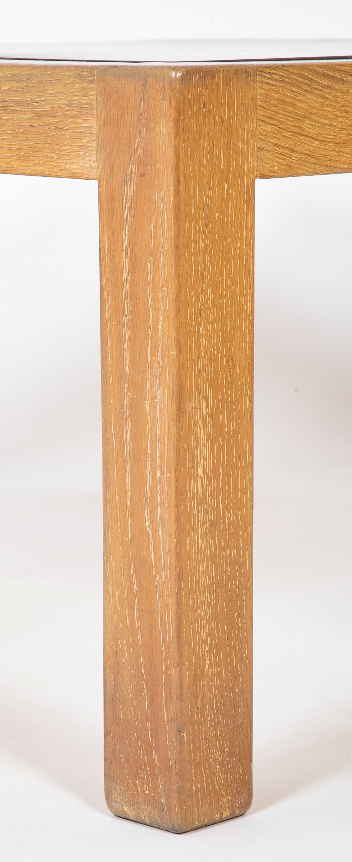 Cerused Oak Coffee Table in the Manner of Paul Dupre-Lafon