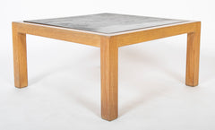 Cerused Oak Coffee Table in the Manner of Paul Dupre-Lafon