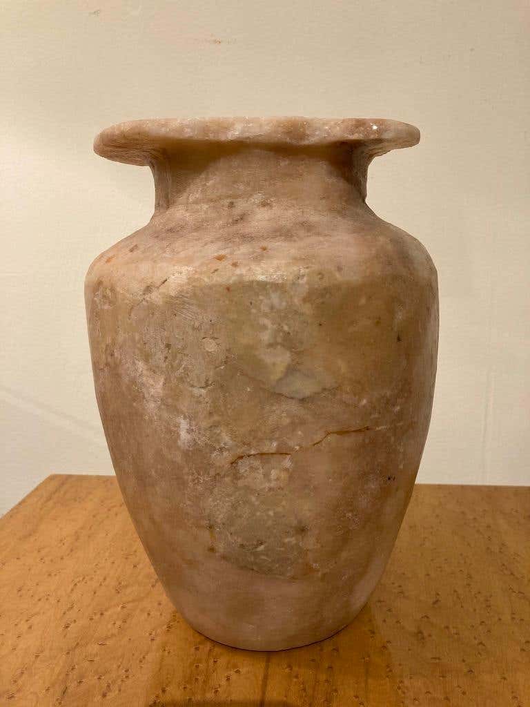 Grand Tour Egyptian Alabaster Jar