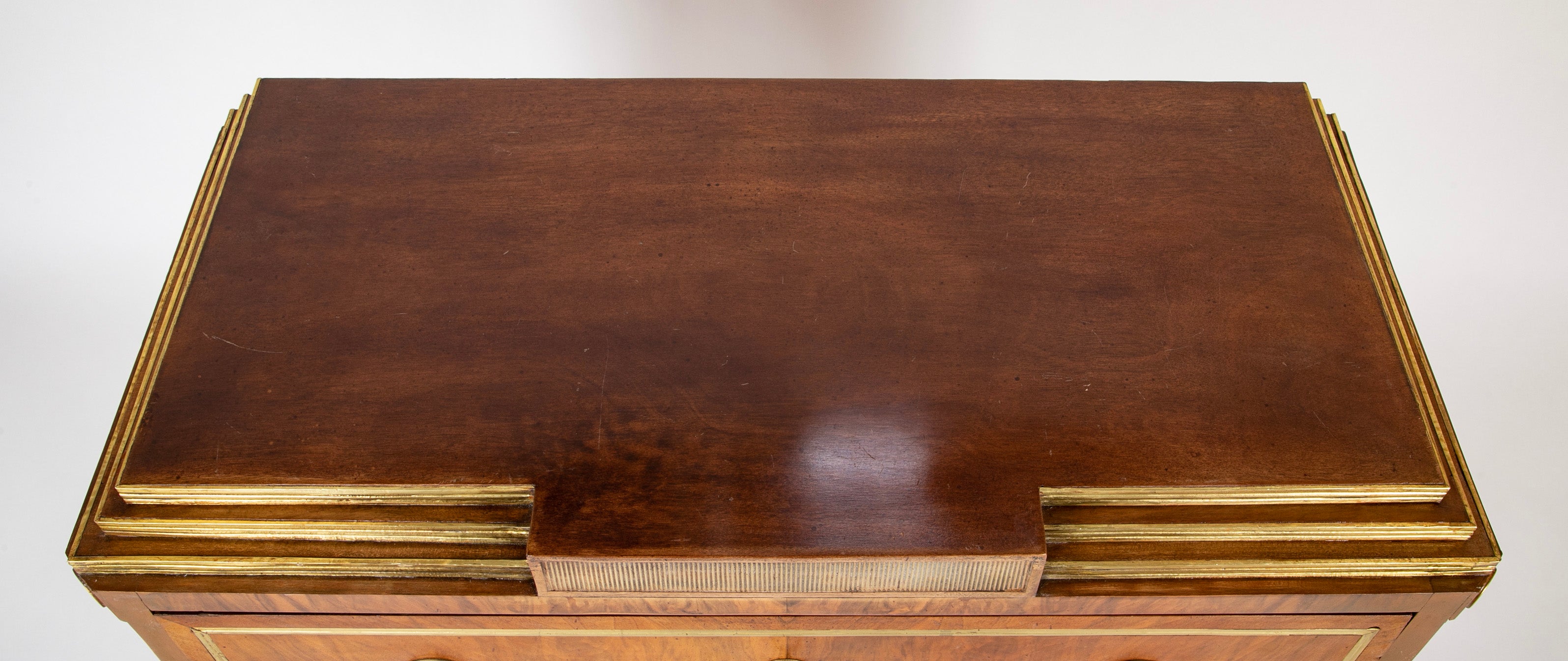 Russian Burl Walnut Commode