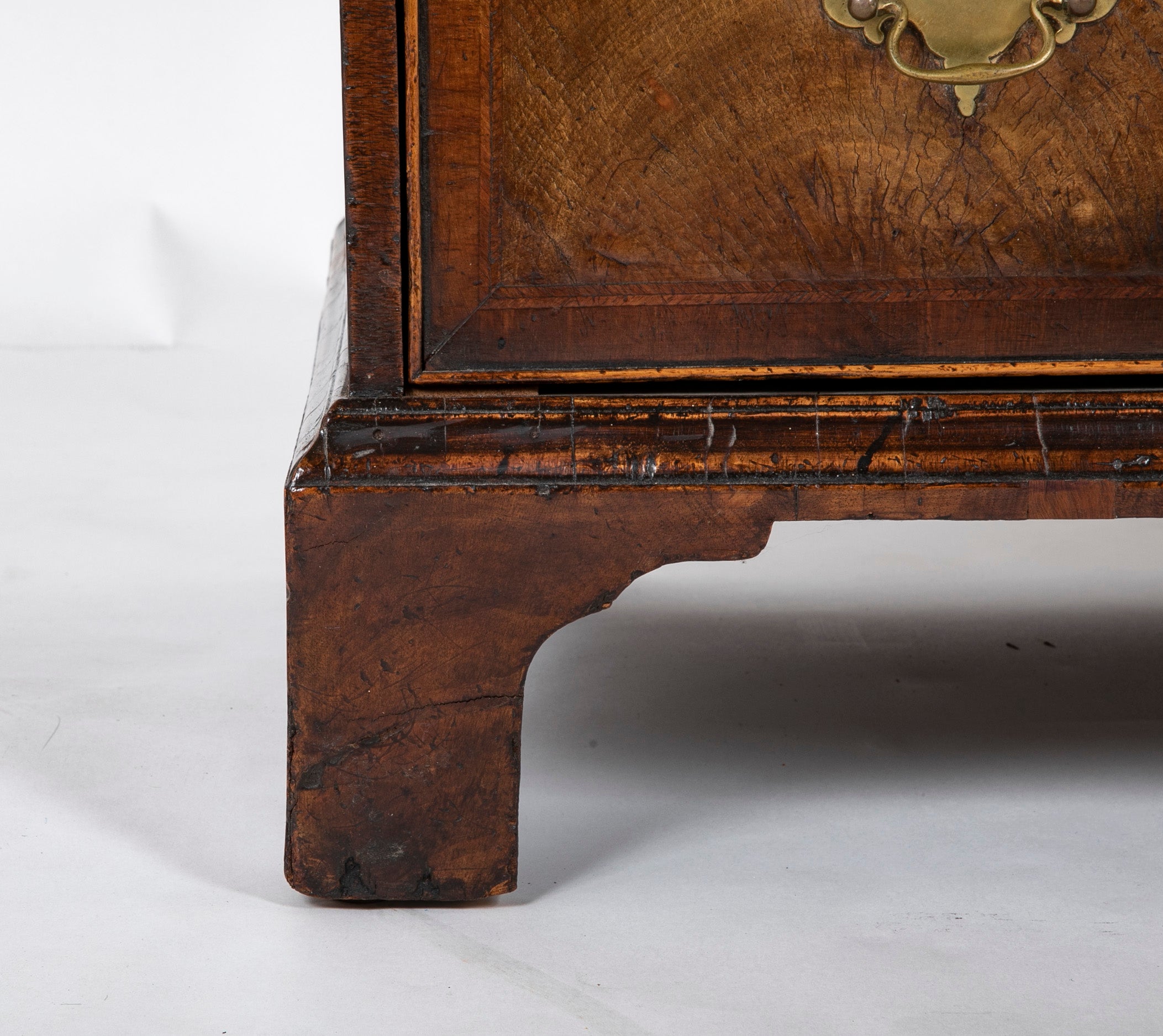 Queen Anne Two Part Walnut Secretary Desk