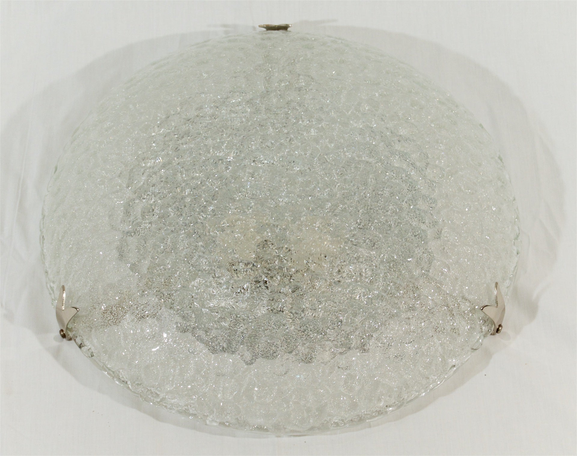 Well Textured Flush Mount with Chrome Hardware by Hustadt Leuchten