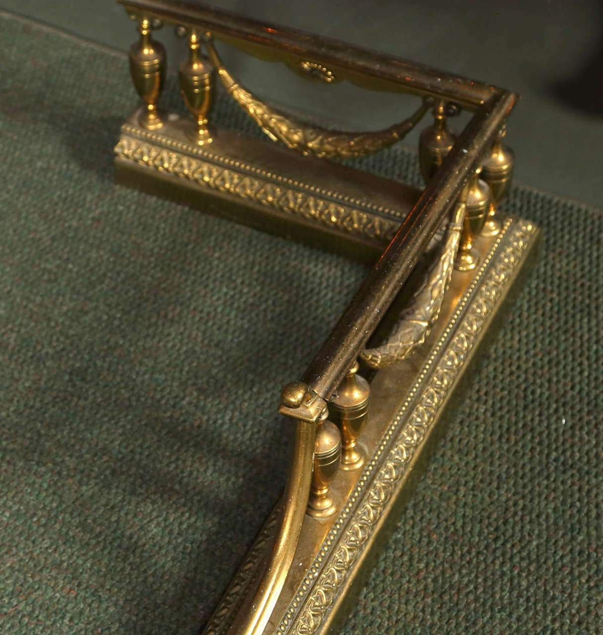 19th Century Bronze Fire Fender