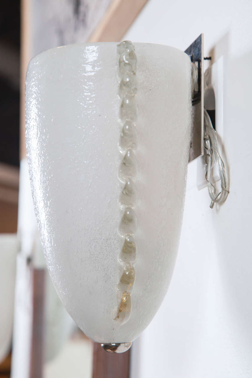 Pair of Murano Glass Sconces